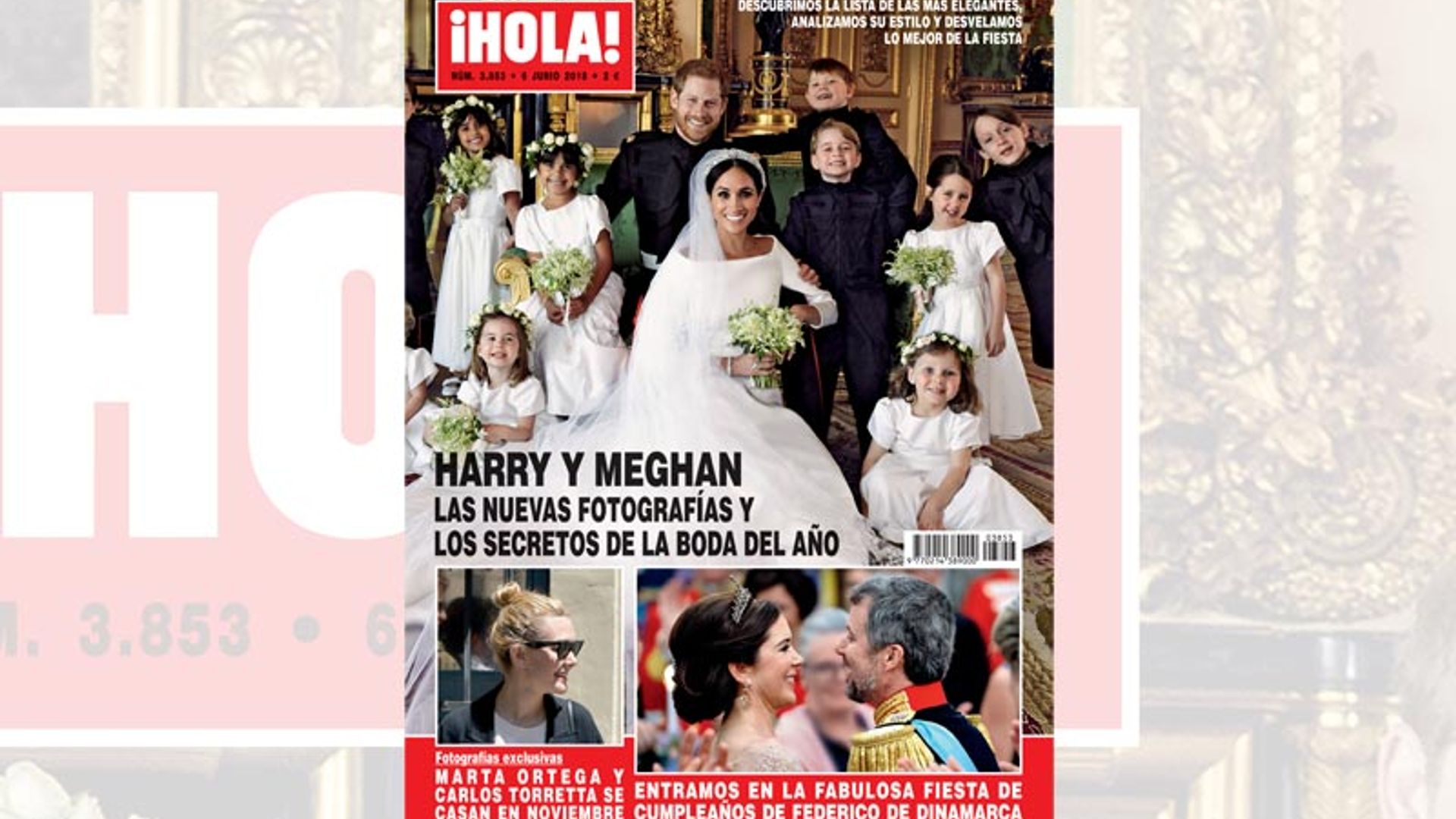 En ¡HOLA!, las nuevas fotografías y los secretos de la boda del año