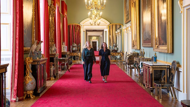 Ala este del Palacio de Buckingham, corredor principal, Londres