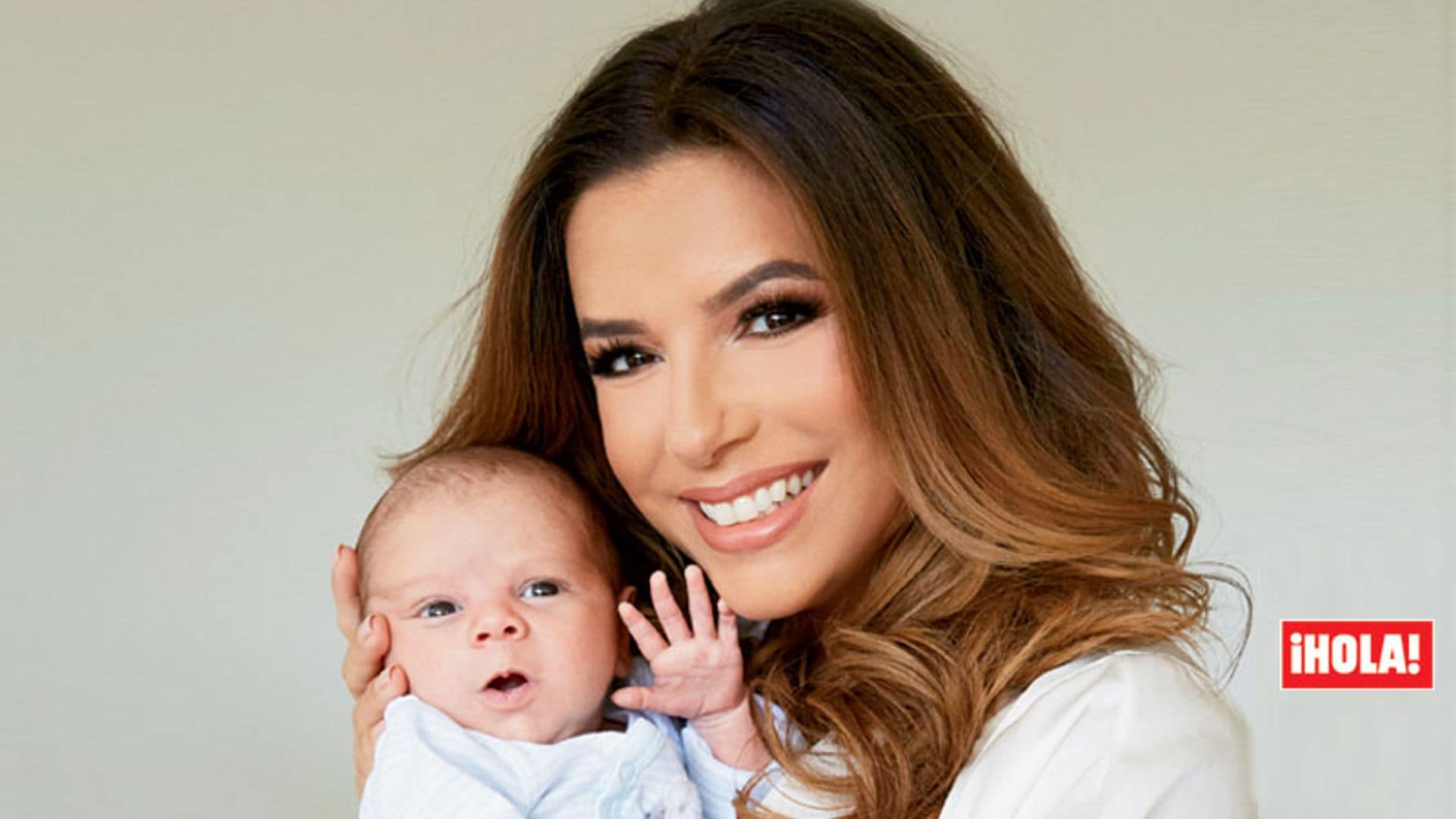 EXCLUSIVA en ¡HOLA!: Eva Longoria nos recibe en su casa de Los Ángeles para presentarnos a su primer hijo