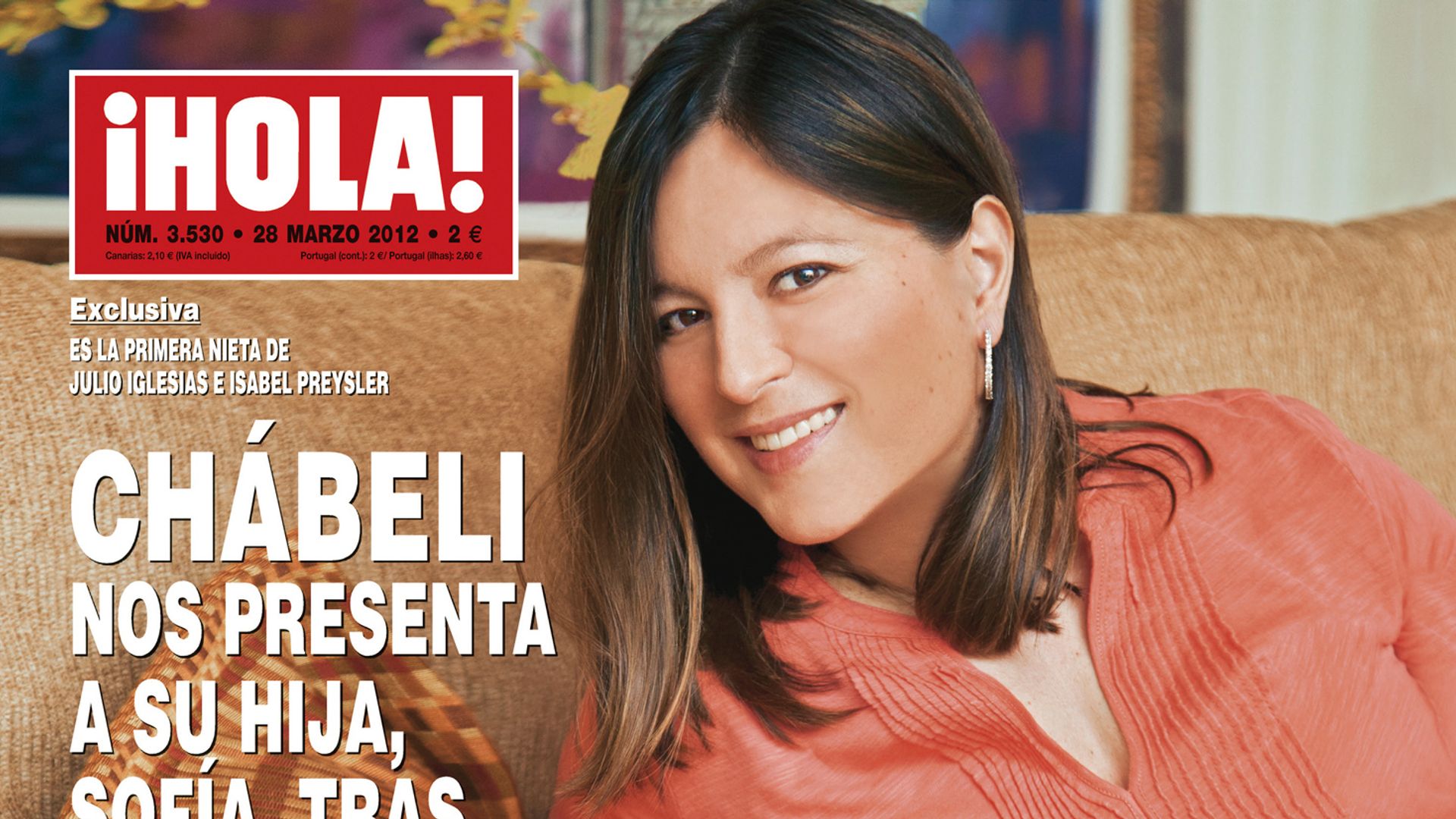 HOLA 4172 PORTADA DE ARCHIVO DE CHÁBELI CON SU HIJA SOFÍA