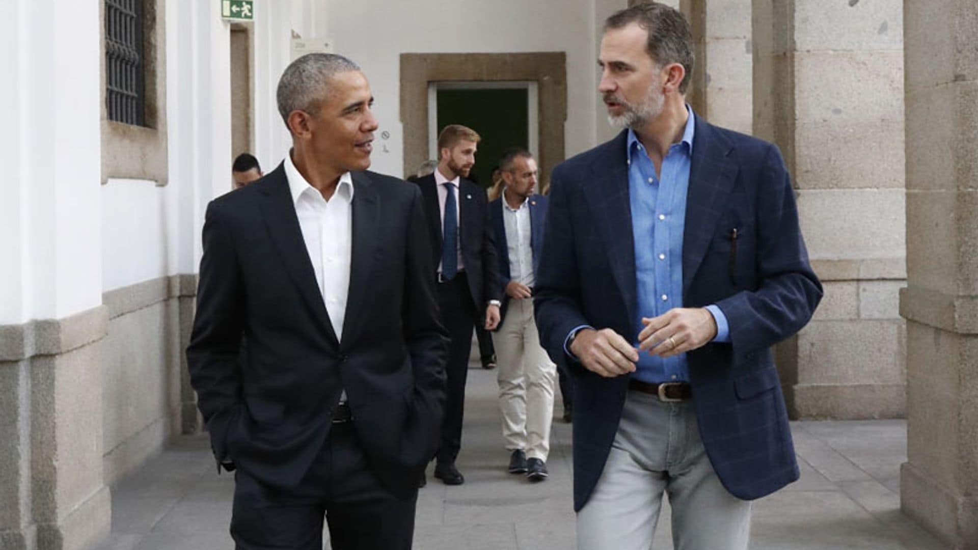 Felipe VI acompaña a Barack Obama a visitar el Museo Reina Sofía