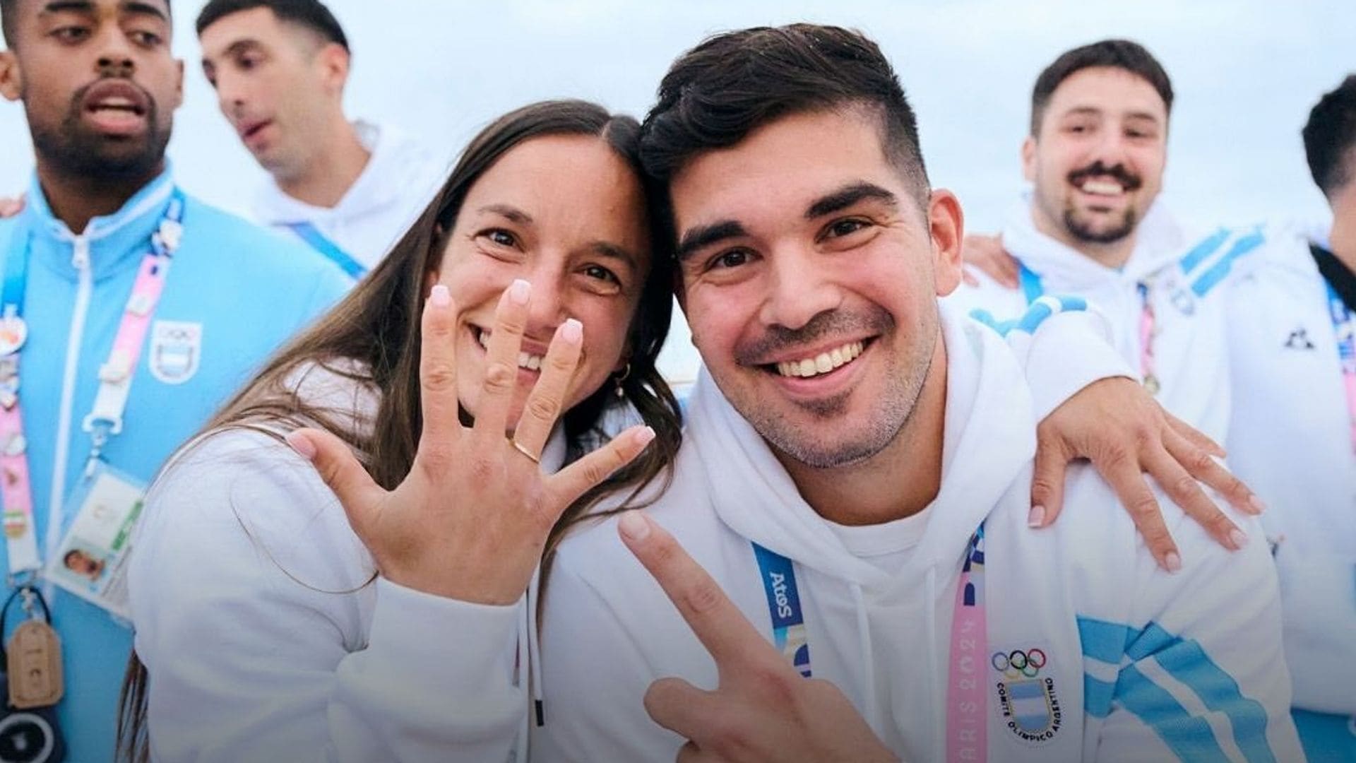 Pablo Simonet y Pilar Campoy, los atletas argentinos que se comprometieron en París 2024.