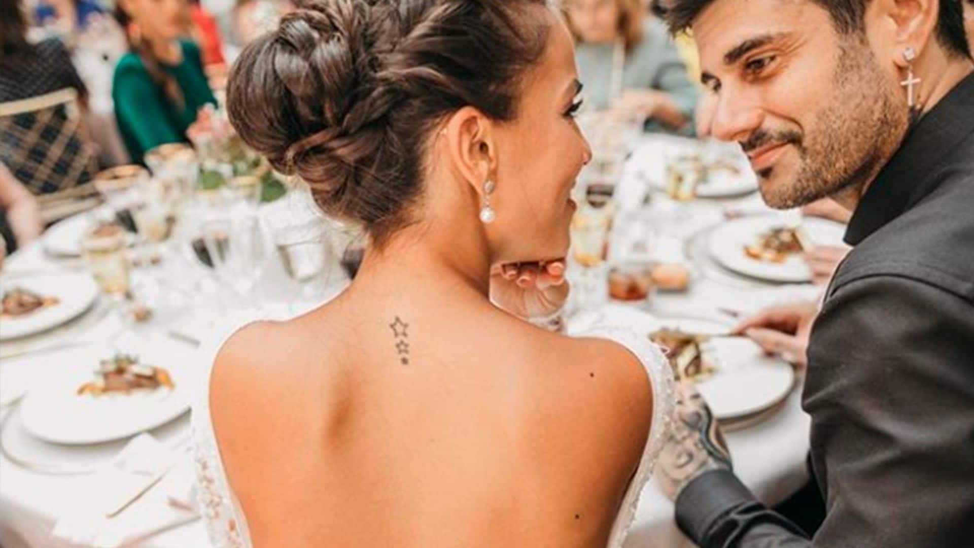 Julia Nakamatsu rescata el 'beso de película' de su boda con Melendi en su primer aniversario