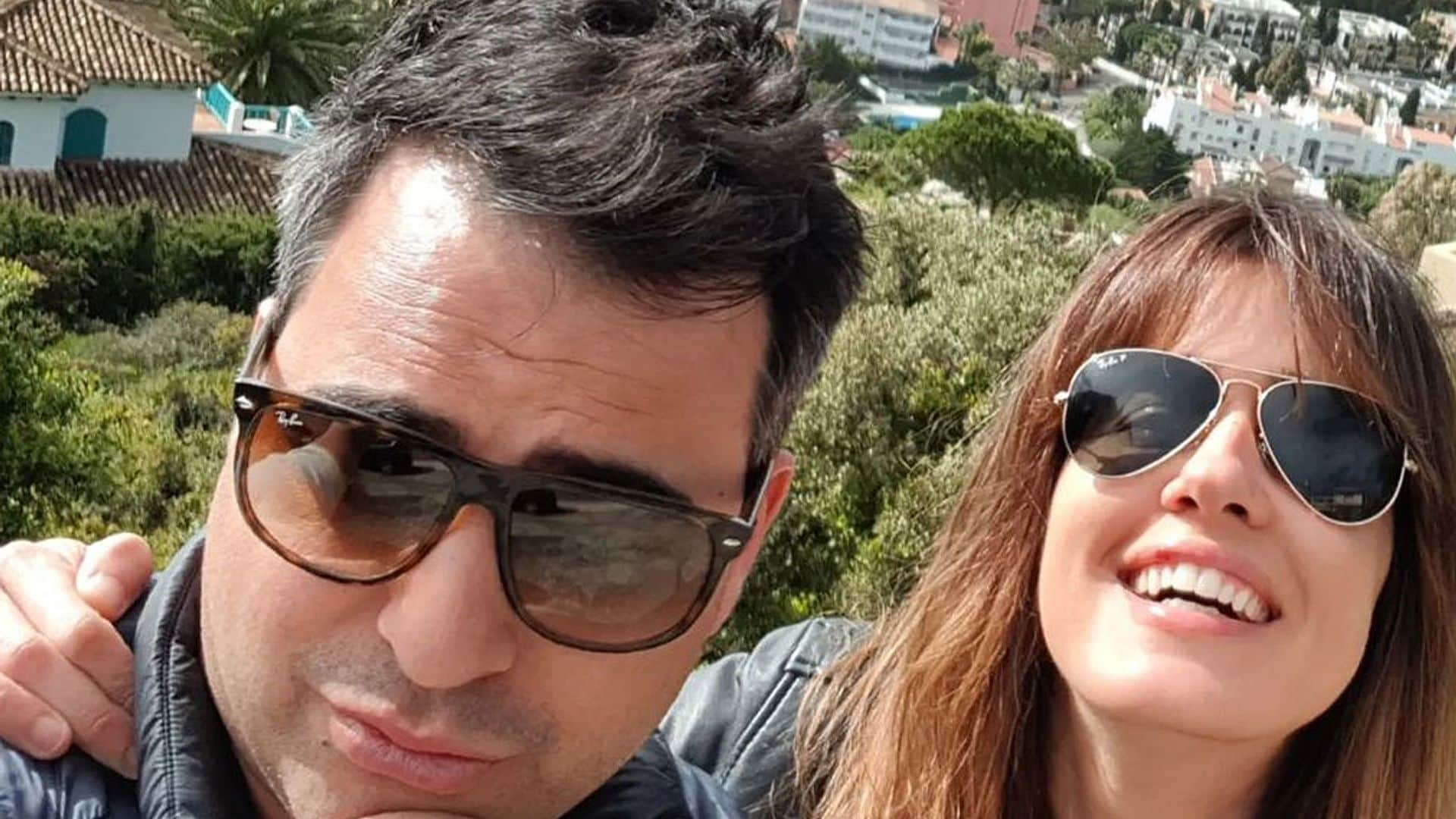 Isabel Jiménez abre el álbum familiar para felicitar el cumpleaños a su marido