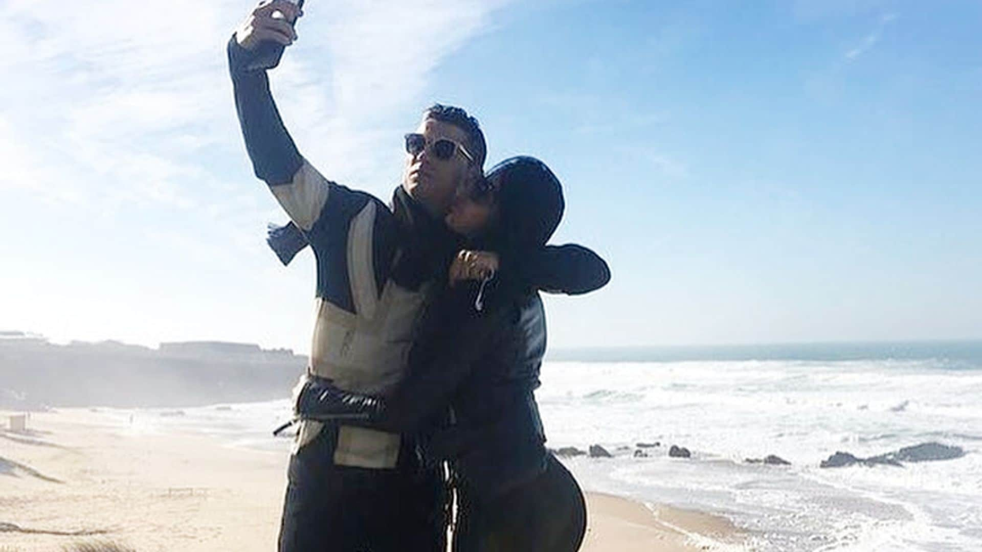 Cristiano Ronaldo y Georgina Rodríguez, todo amor al sol de Portugal