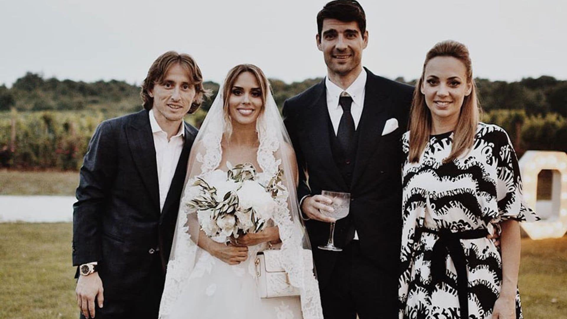 Luka Modric y sus compañeros de la Selección de Croacia se van de boda tras el éxito del Mundial