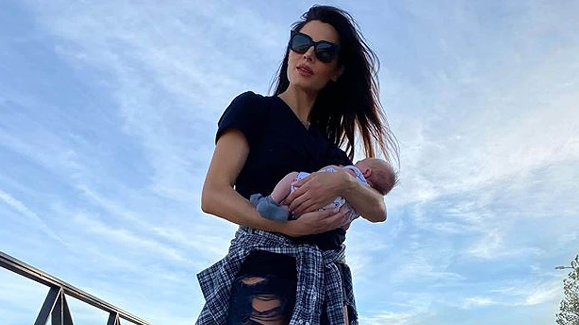 Pilar Rubio tiene claro a quién se parece Máximo Adriano ¡y no es a sus padres!