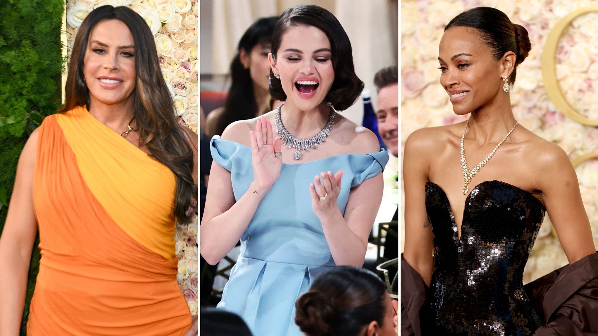 Selena Gomez y el ‘cast’ de ‘Emilia Pérez’ triunfan con sus 'looks' en los Golden Globes