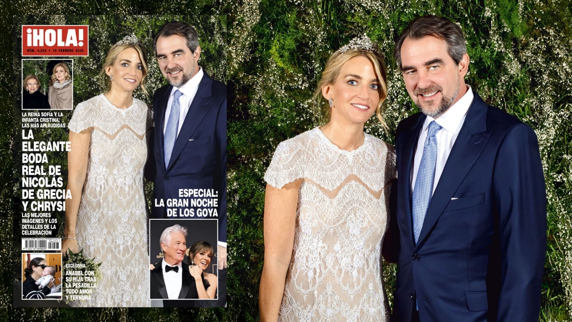 Las románticas fotos de la boda real de Nicolás de Grecia y Chrysi Vardinogiannis