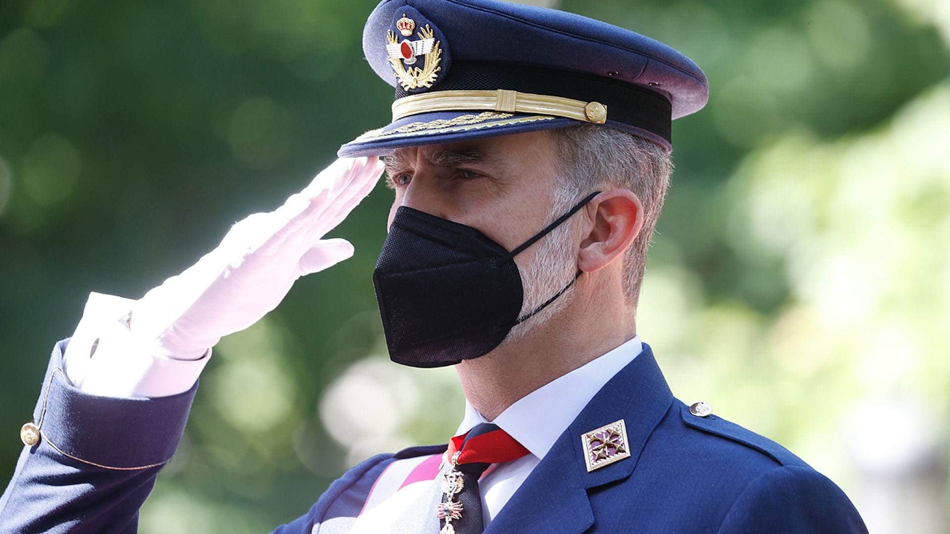 El rey Felipe, vacunado contra el coronavirus en el Wizink Center de Madrid