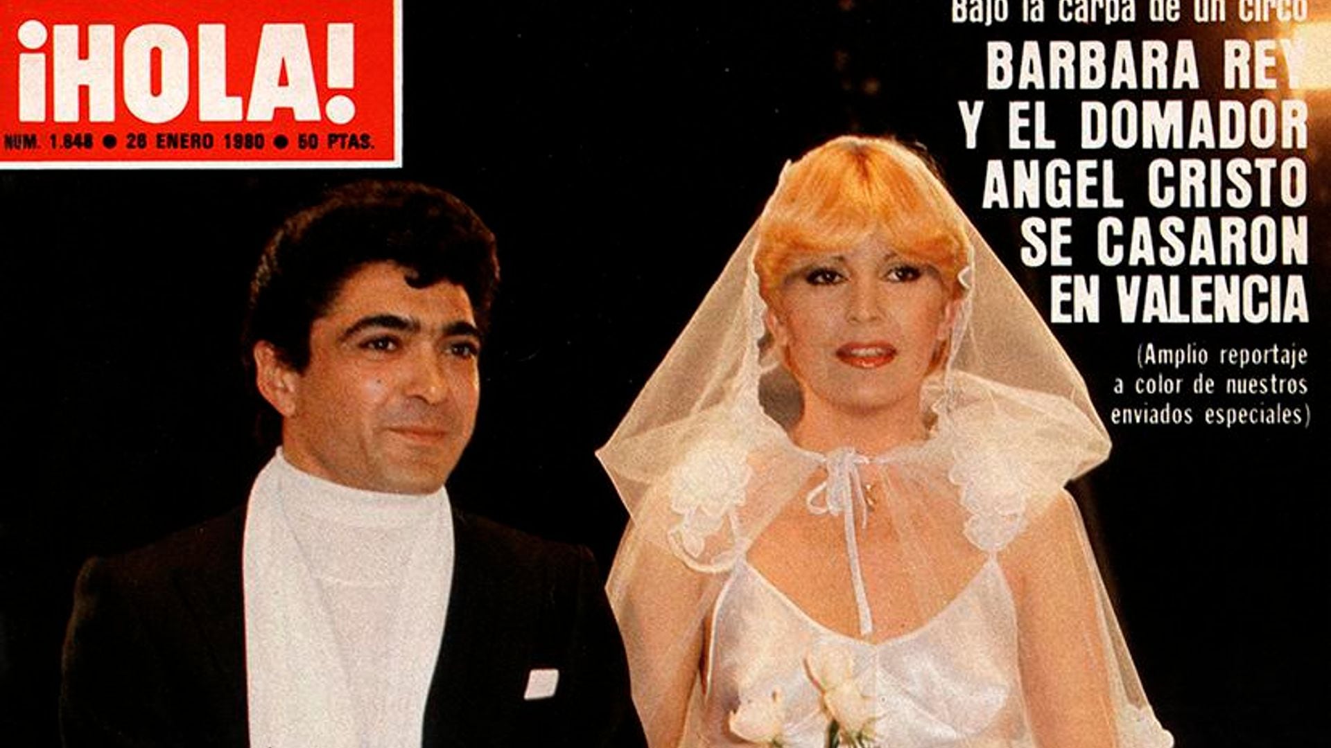 Revisitamos la boda de Bárbara Rey y Ángel Cristo cuarenta y dos años después: así la contó ¡HOLA!