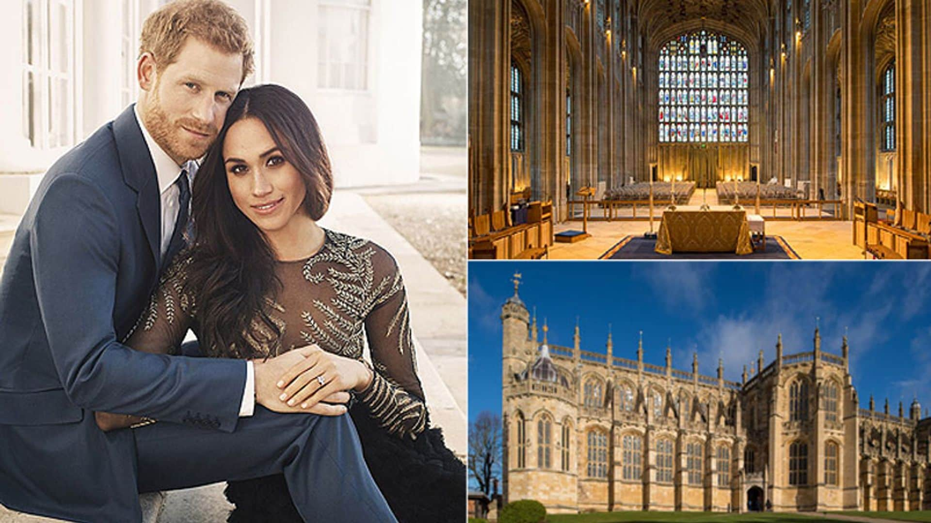 Así será la gran boda real del año: Todos los detalles del enlace del príncipe Harry y Meghan Markle