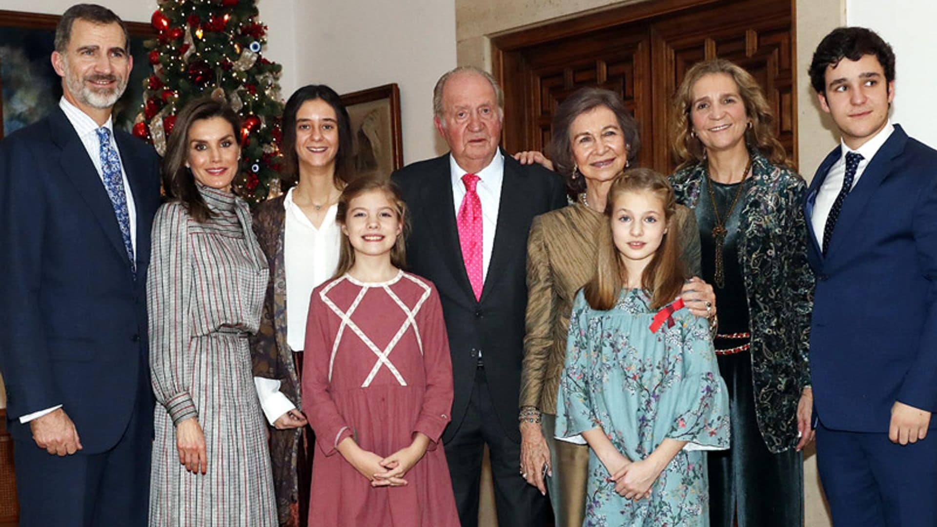 La fotografía familiar que ilustra el 80 cumpleaños del rey Juan Carlos