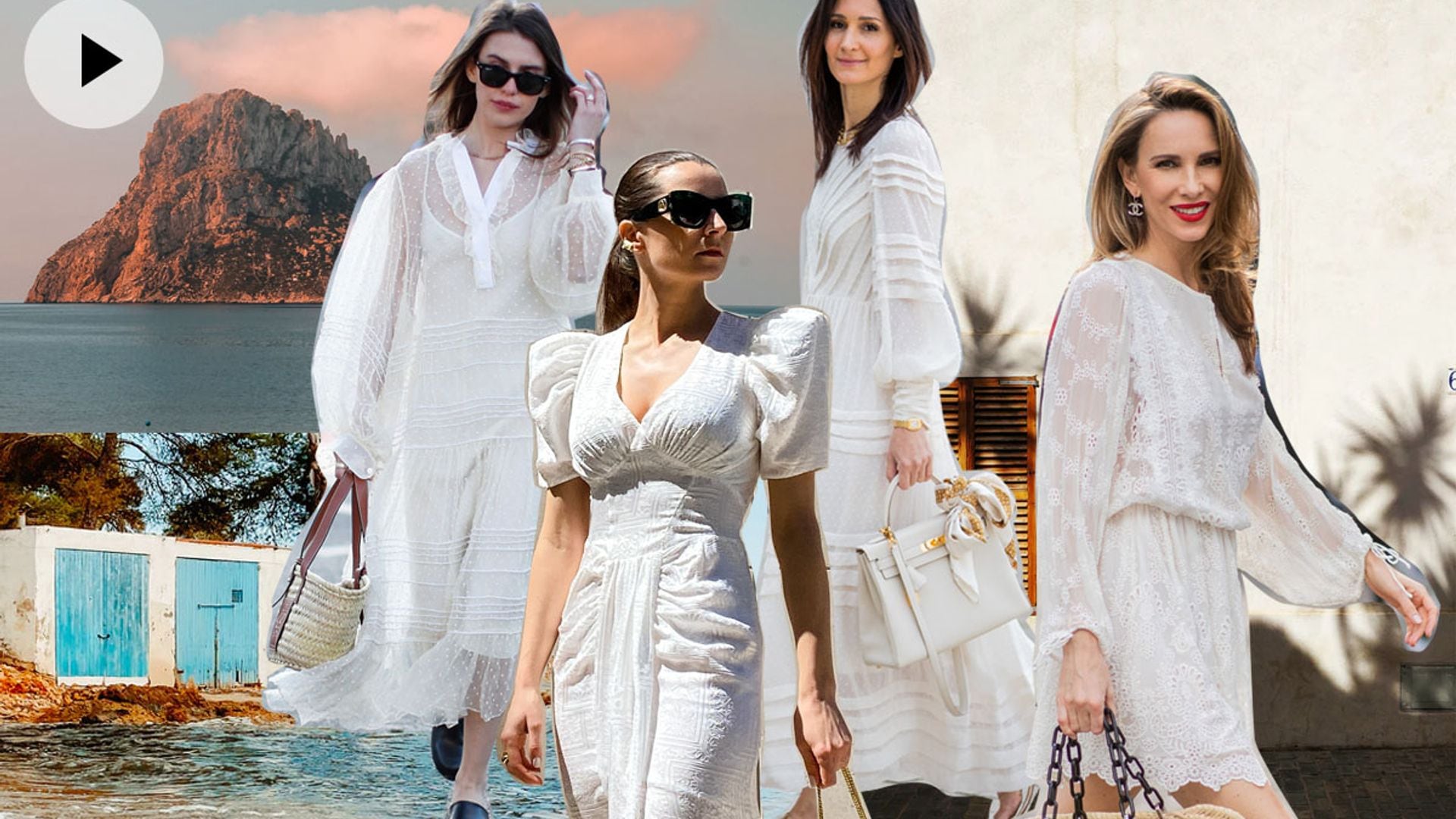 10 vestidos blancos tan especiales que seguirás llevándolos después de verano