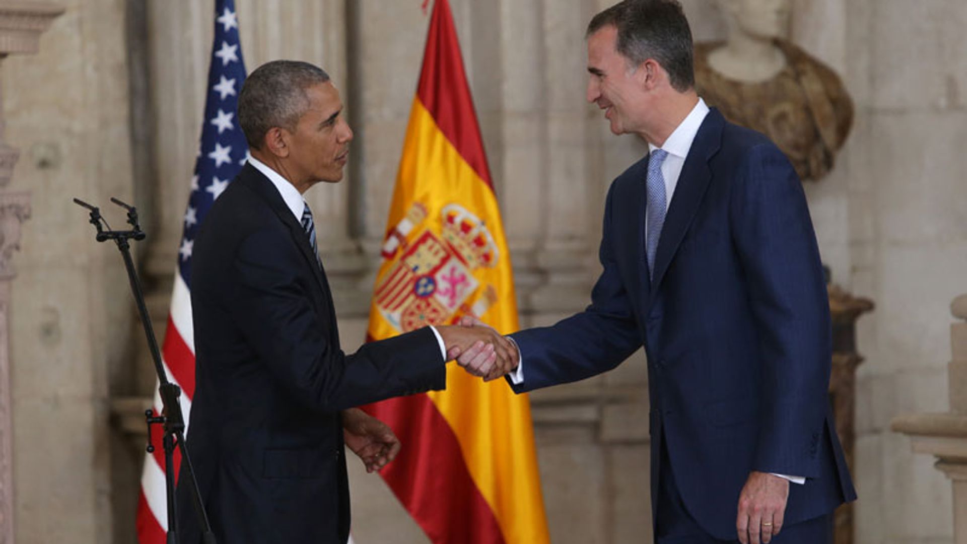 Barack Obama, en su reunión con el rey Felipe: 'La primera vez que vine a Madrid fue con una mochila'