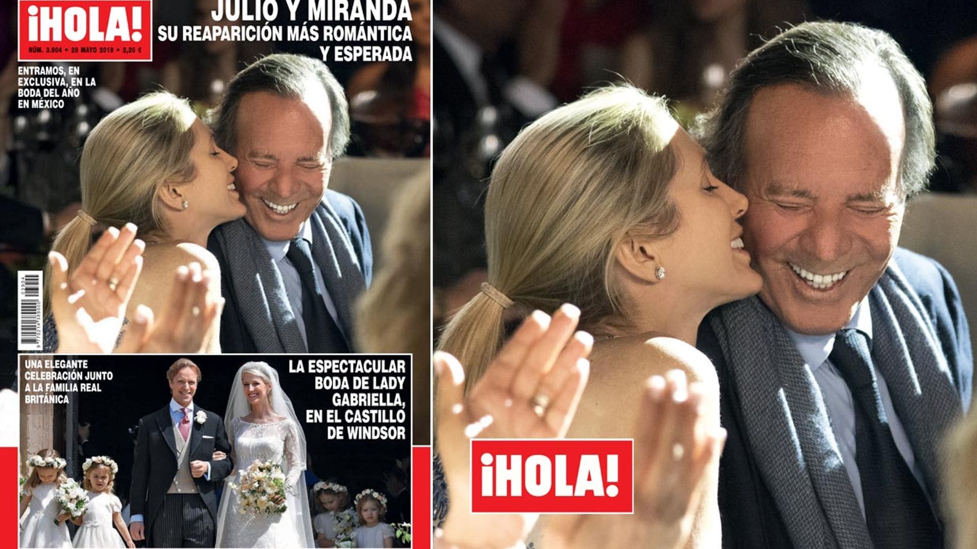 En ¡HOLA!, Julio y Miranda, su reaparición más romántica y esperada