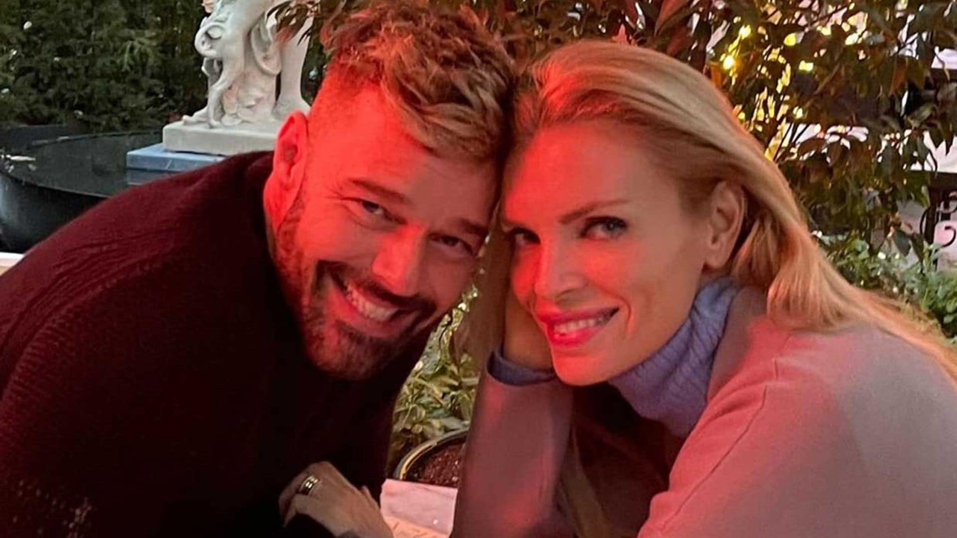 El encuentro en Madrid de Ricky Martin y Esther Cañadas con sorpresa incluida