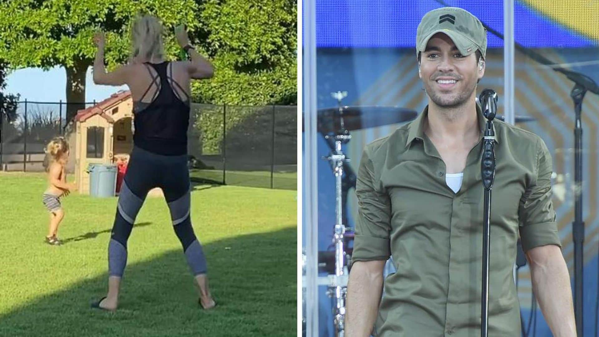 Anna Kournikova celebra los 47 años de Enrique Iglesias con todos sus hijos ¡y bailando!