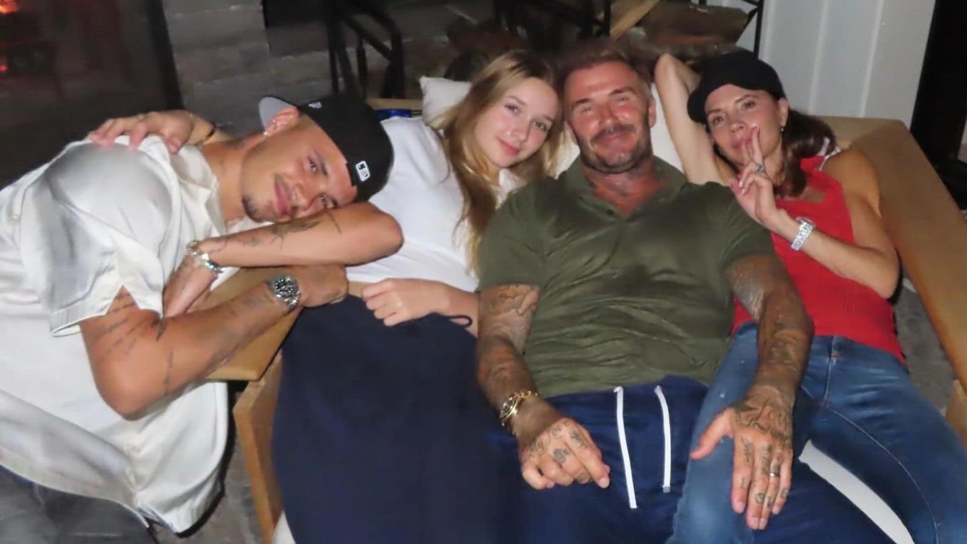 Los Beckham (casi) al completo disfrutan de Canadá junto a amigos como Cindy Crawford