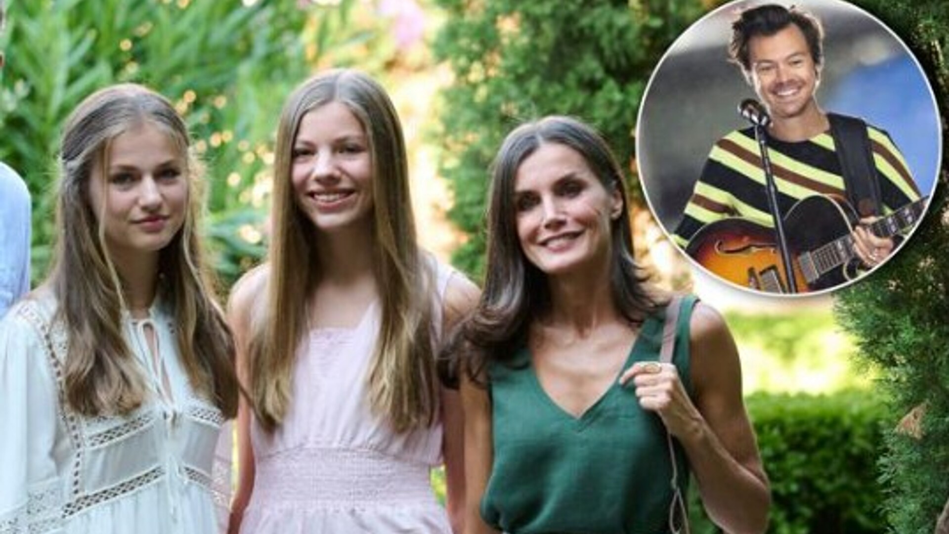 reina letizia y sus hijas