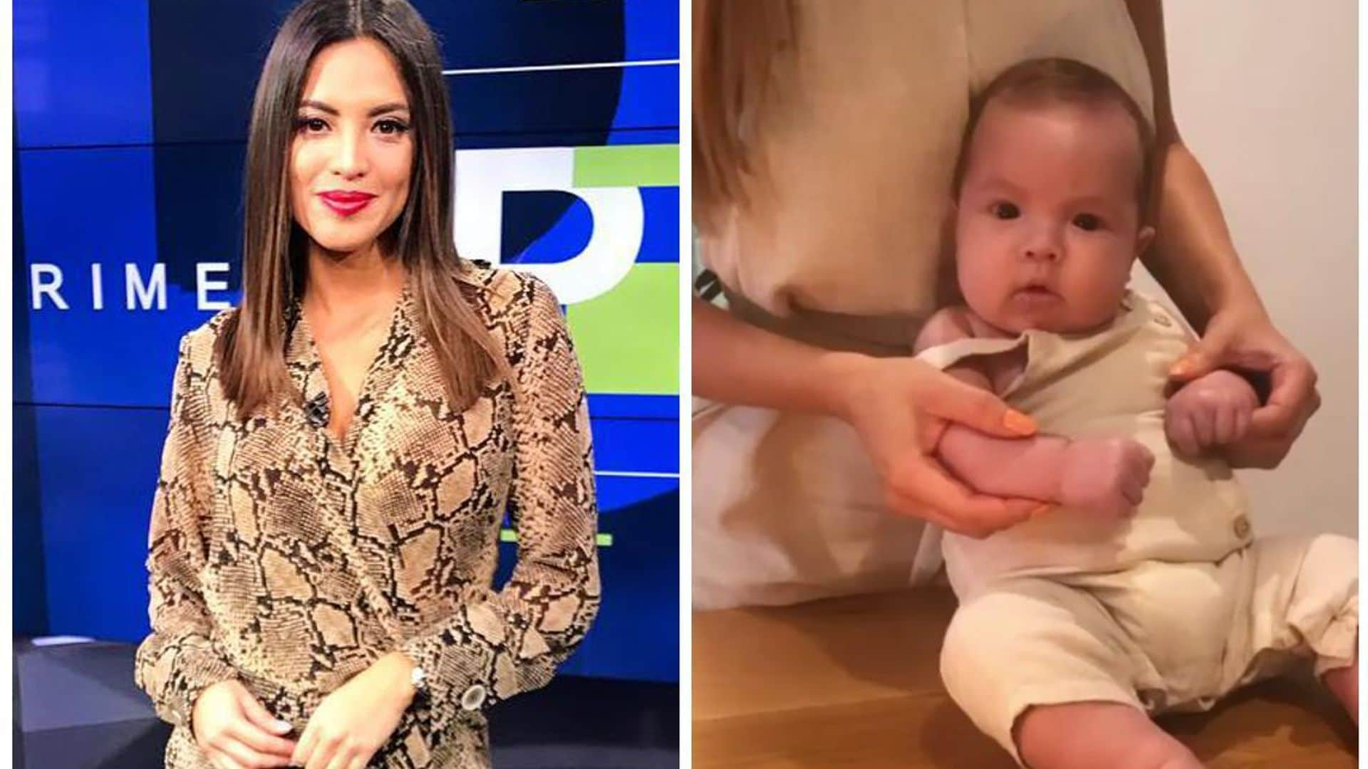 Pamela Silva celebra los tres meses de vida de su bebé Ford con unas tiernas imágenes