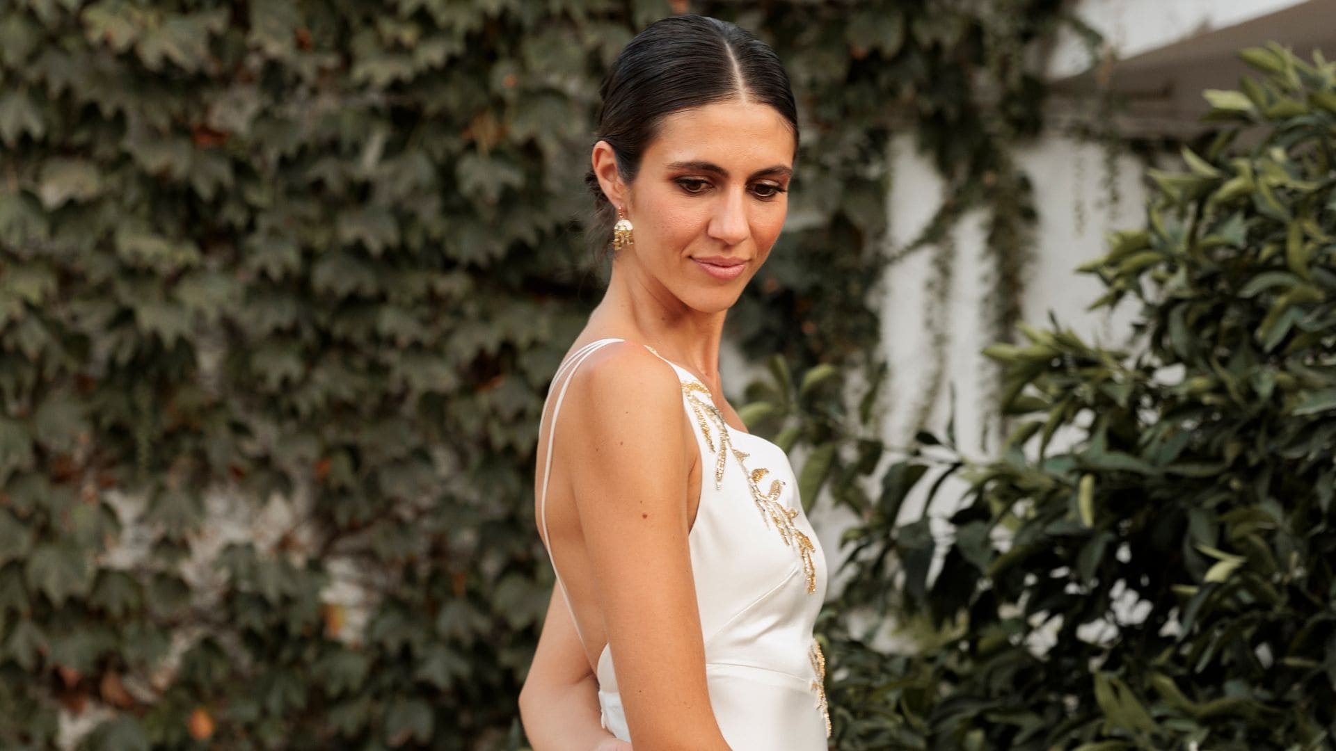 EXCLUSIVA. Ana Cristina Portillo: descubrimos su segundo vestido de novia, al estilo 'Old Hollywood' 