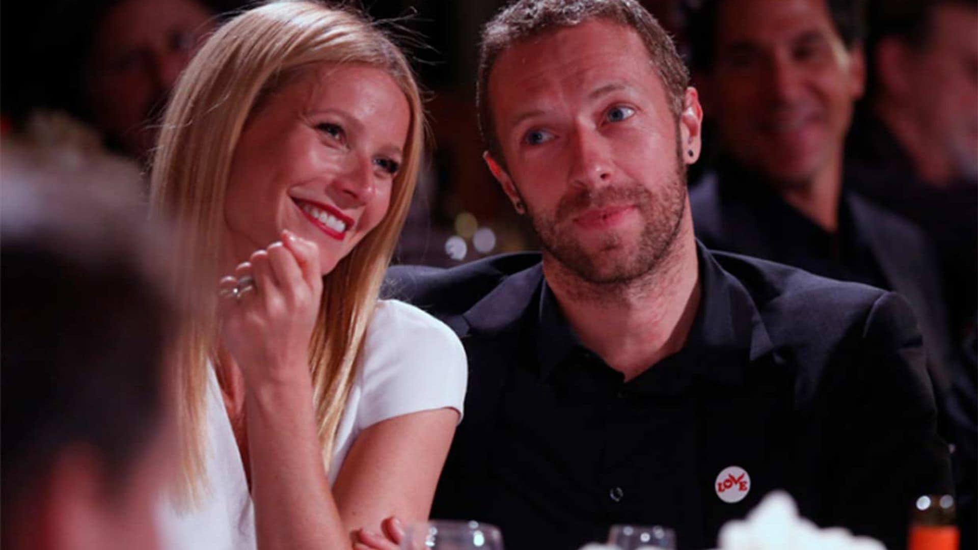 Gwyneth Paltrow incluye a su marido, Brad Falchuk, en una felicitación para Chris Martin