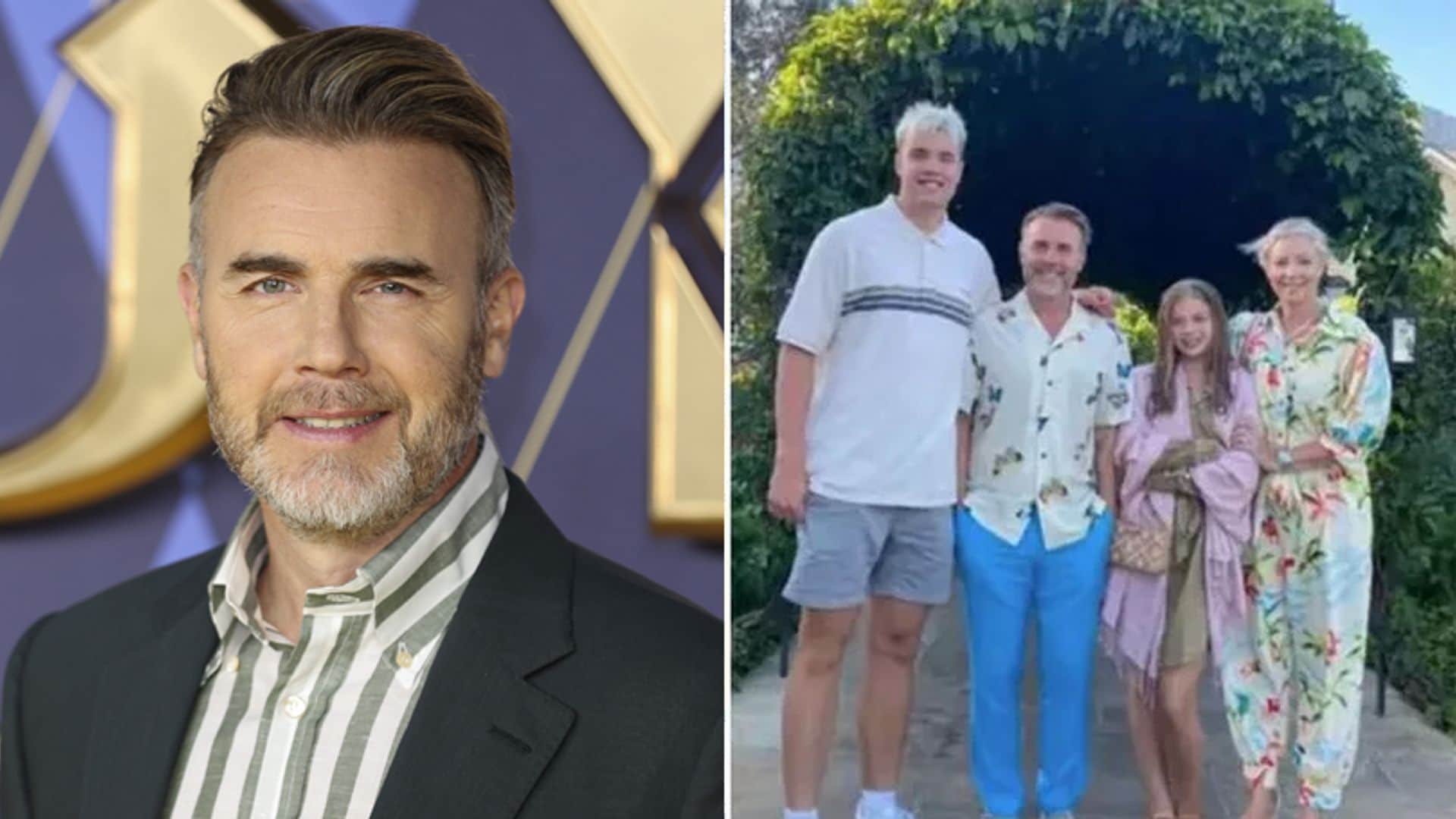 Gary Barlow, cantante de Take That, comparte una foto familiar y la altura de su hijo acapara toda las miradas