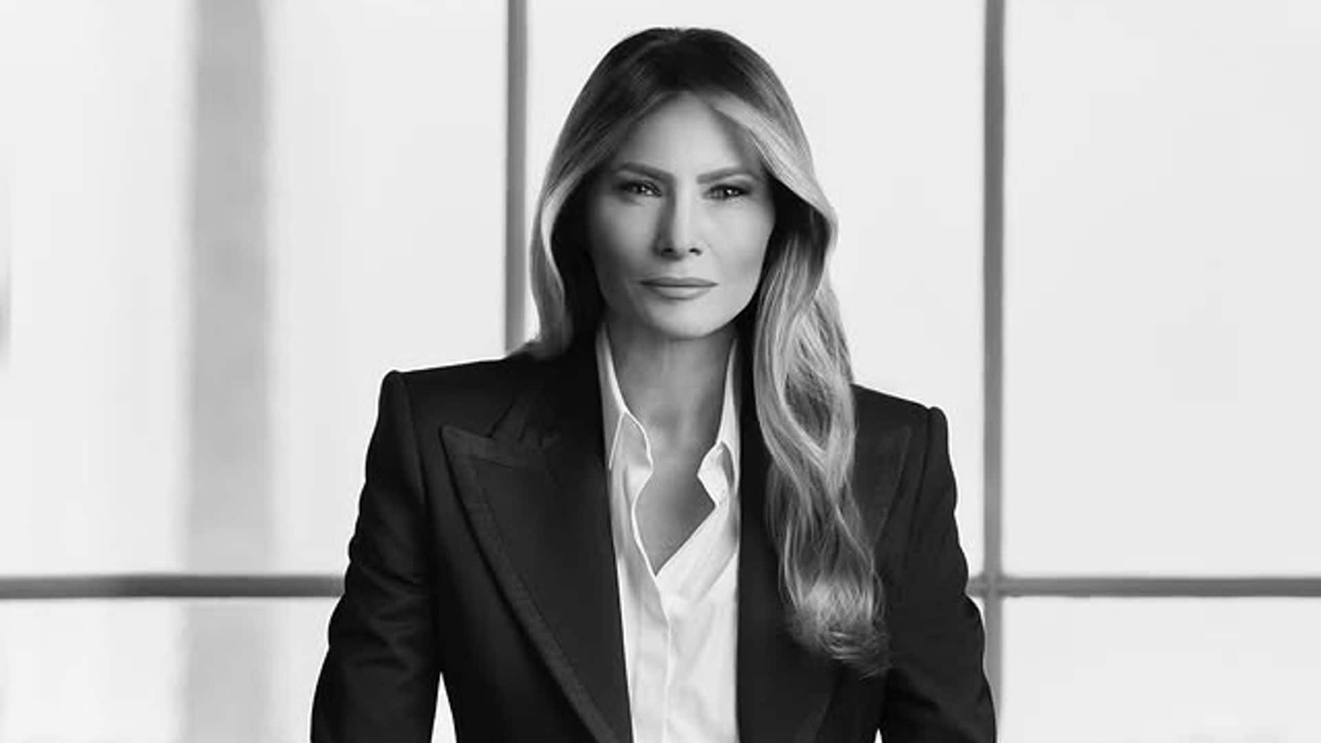 Un reflejo de seguridad y fortaleza: así es el retrato oficial de Melania Trump como primera dama