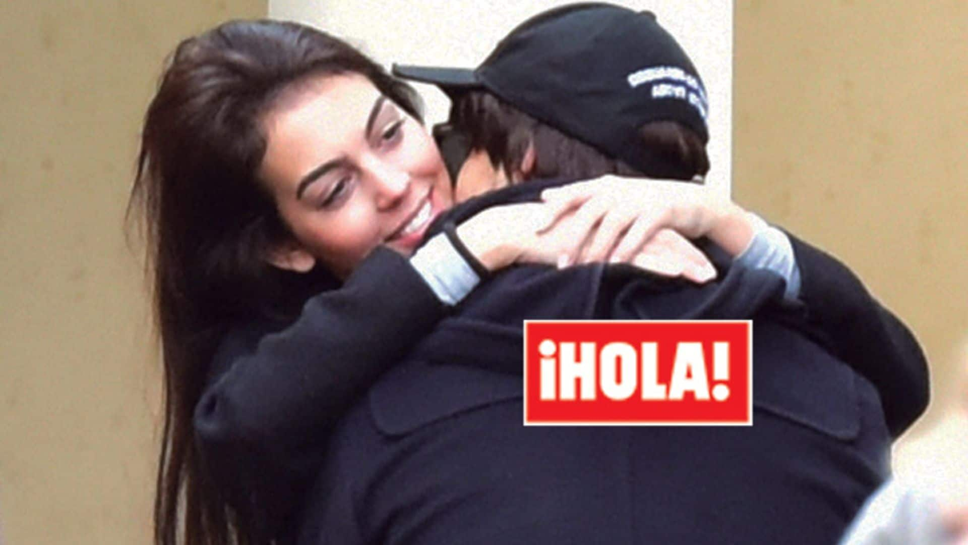 Exclusiva: 'Hat-trick' de besos entre Cristiano Ronaldo y Georgina Rodríguez