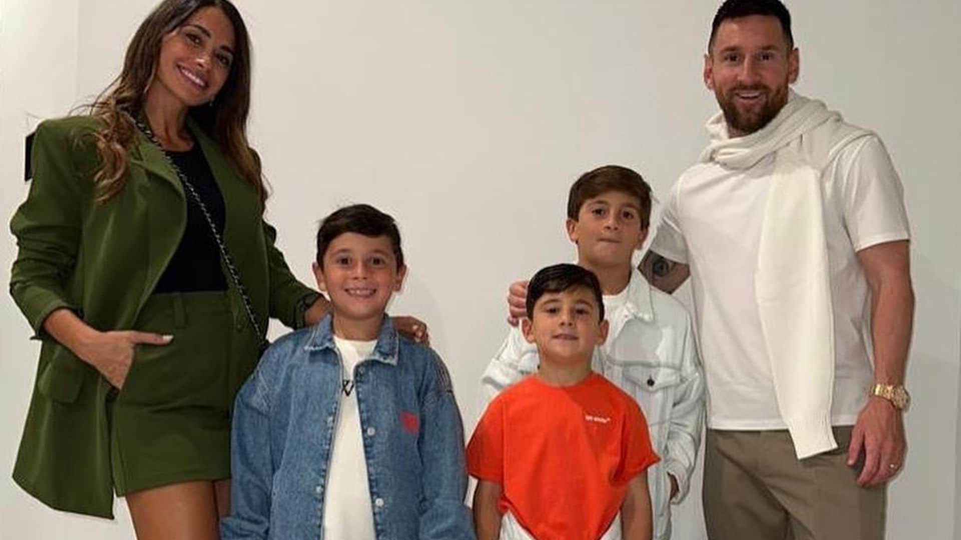 Messi y su familia desatan la locura en su visita a Disney en Orlando