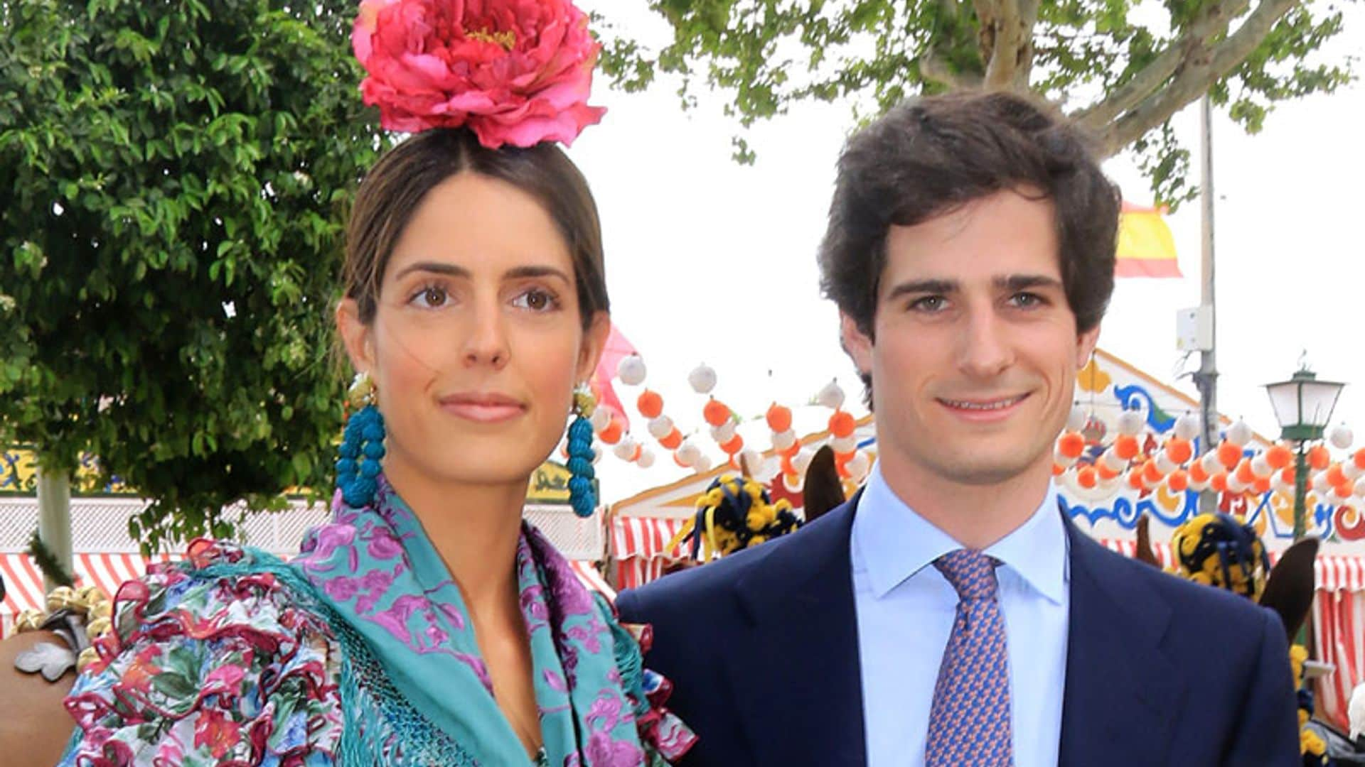 El Duque de Huéscar y Sofía Palazuelo disfrutan de la Feria de Abril tras conocerse su próxima boda