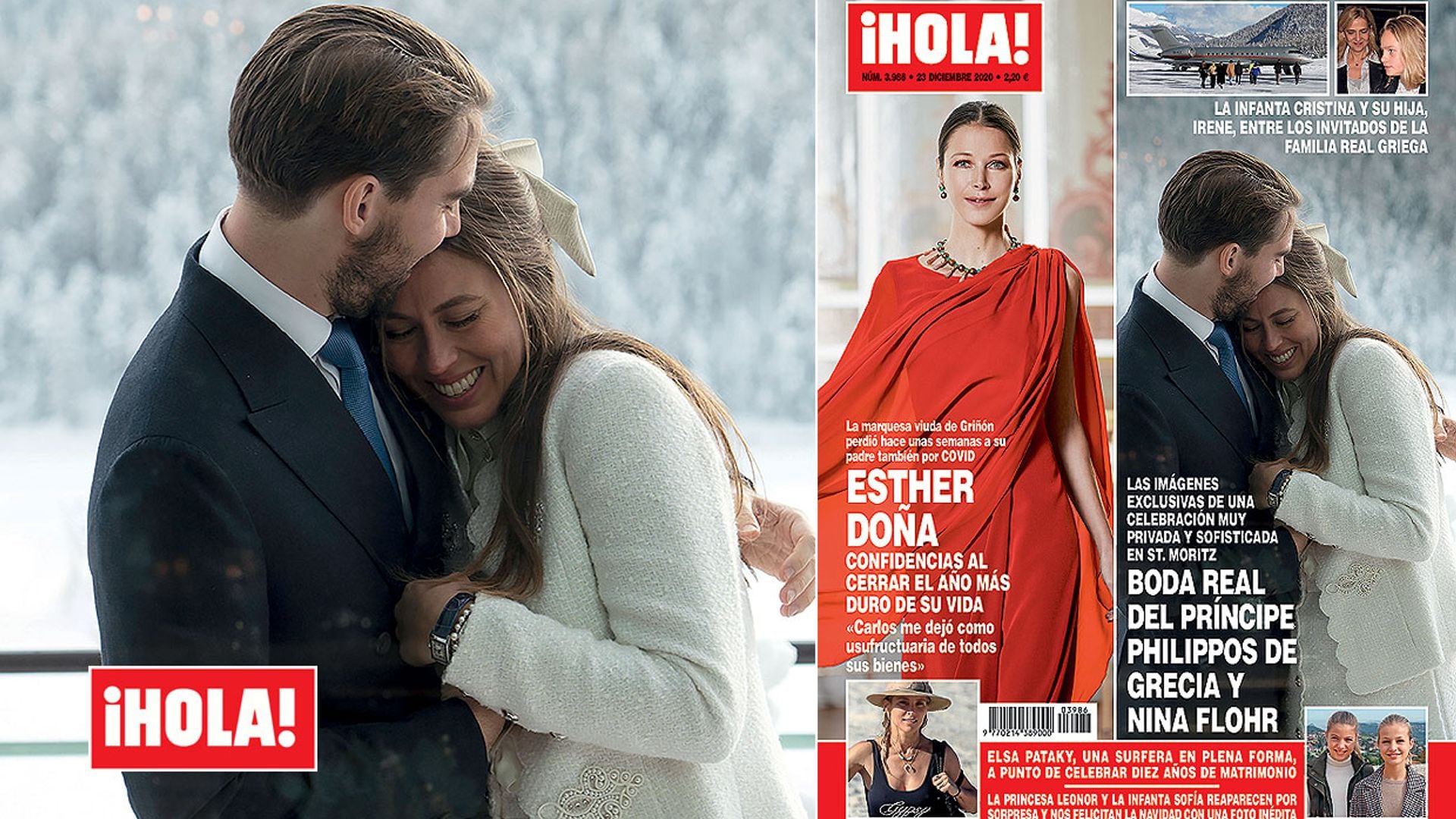 Imágenes exclusivas en ¡HOLA!, boda real del príncipe Philippos de Grecia y Nina Flohr