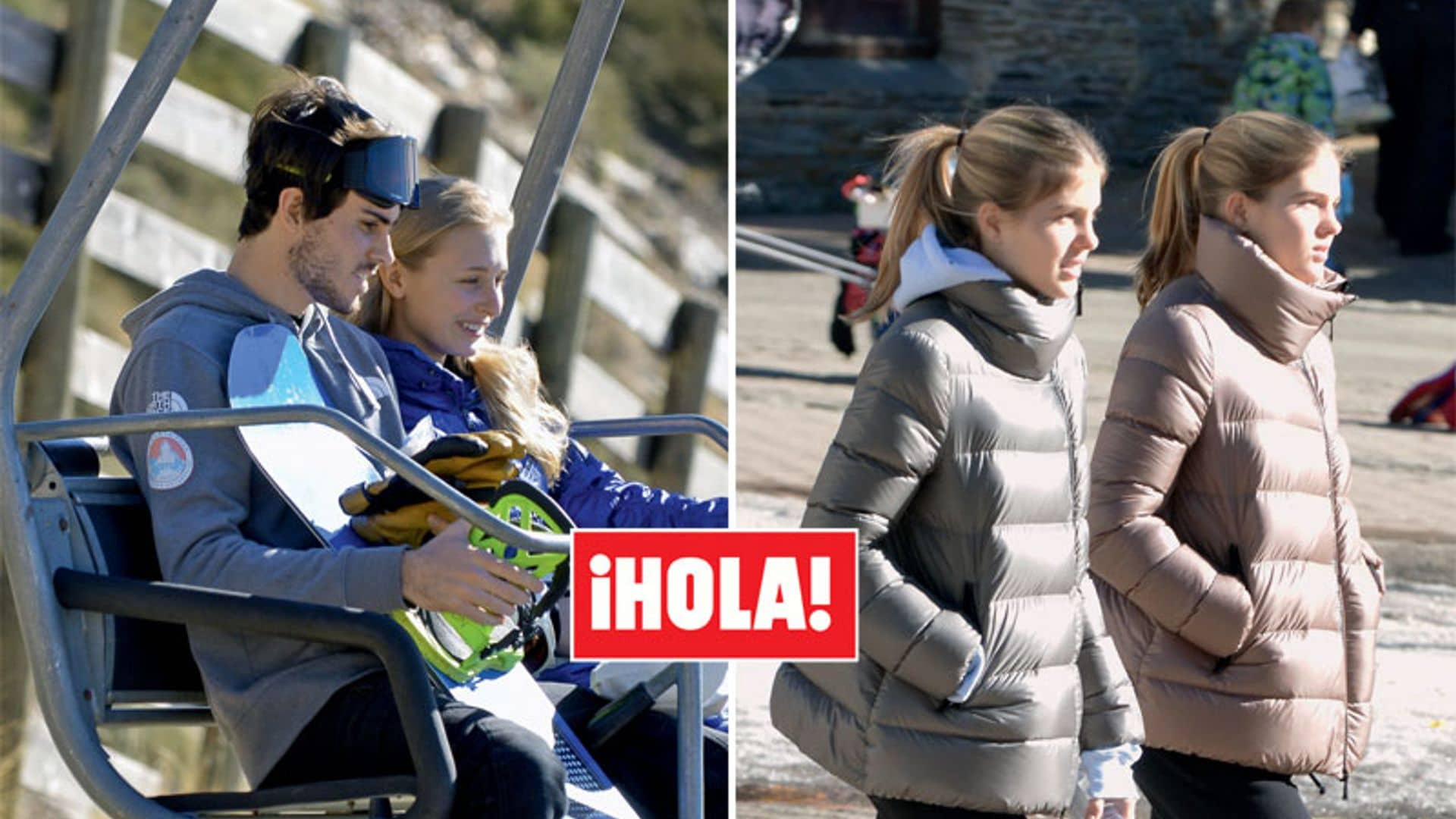 Fotografías exclusivas en ¡HOLA!: los hijos de Julio Iglesias y Miranda, divertidas vacaciones en Sierra Nevada