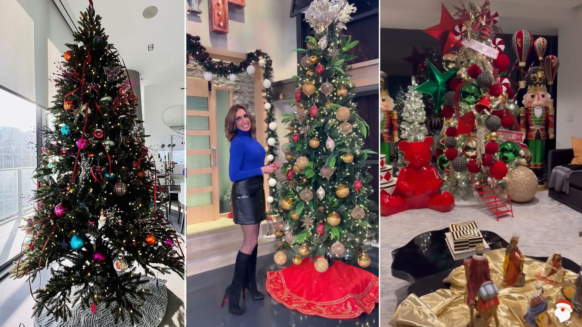 Lili Estefan, Kourtney Kardashian, Marc Anthony y más: ¡Los famosos ya pusieron su árbol de Navidad!