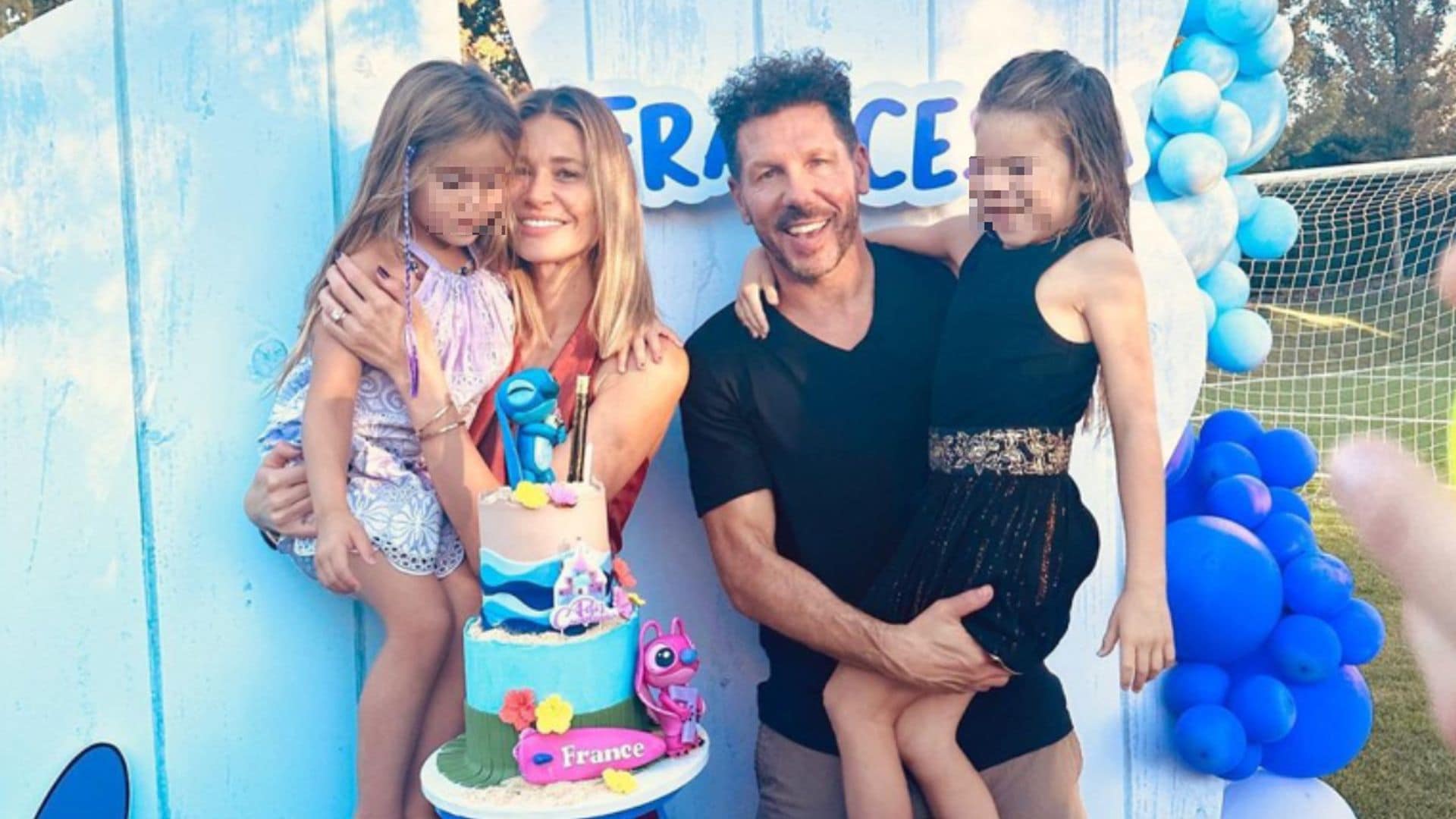 La hija de Simeone cumple 7 años con una increíble fiesta temática que incluye un corner de maquillaje