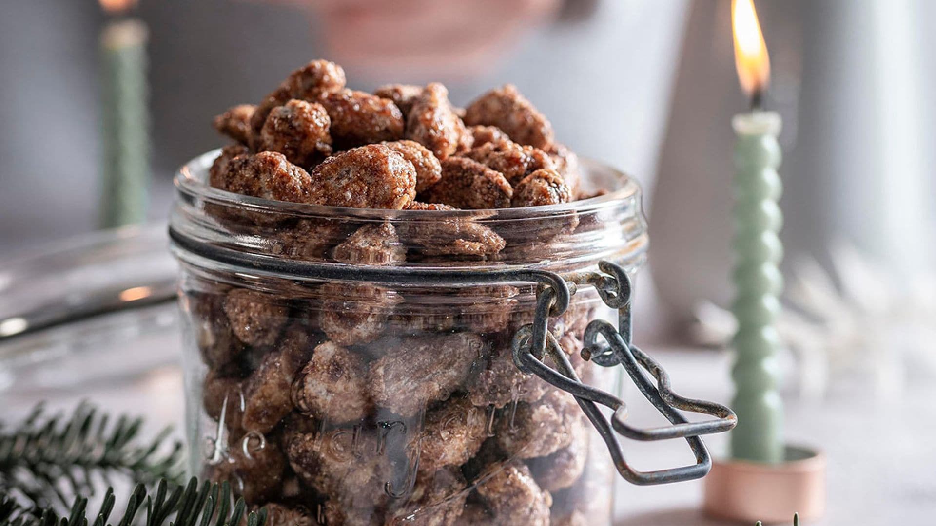 Almendras garrapiñadas