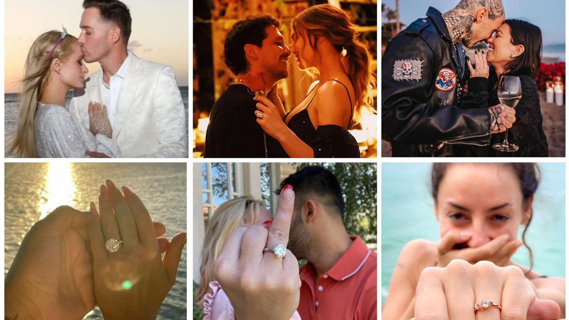 Famosos que se comprometieron en 2021 y ya preparan boda