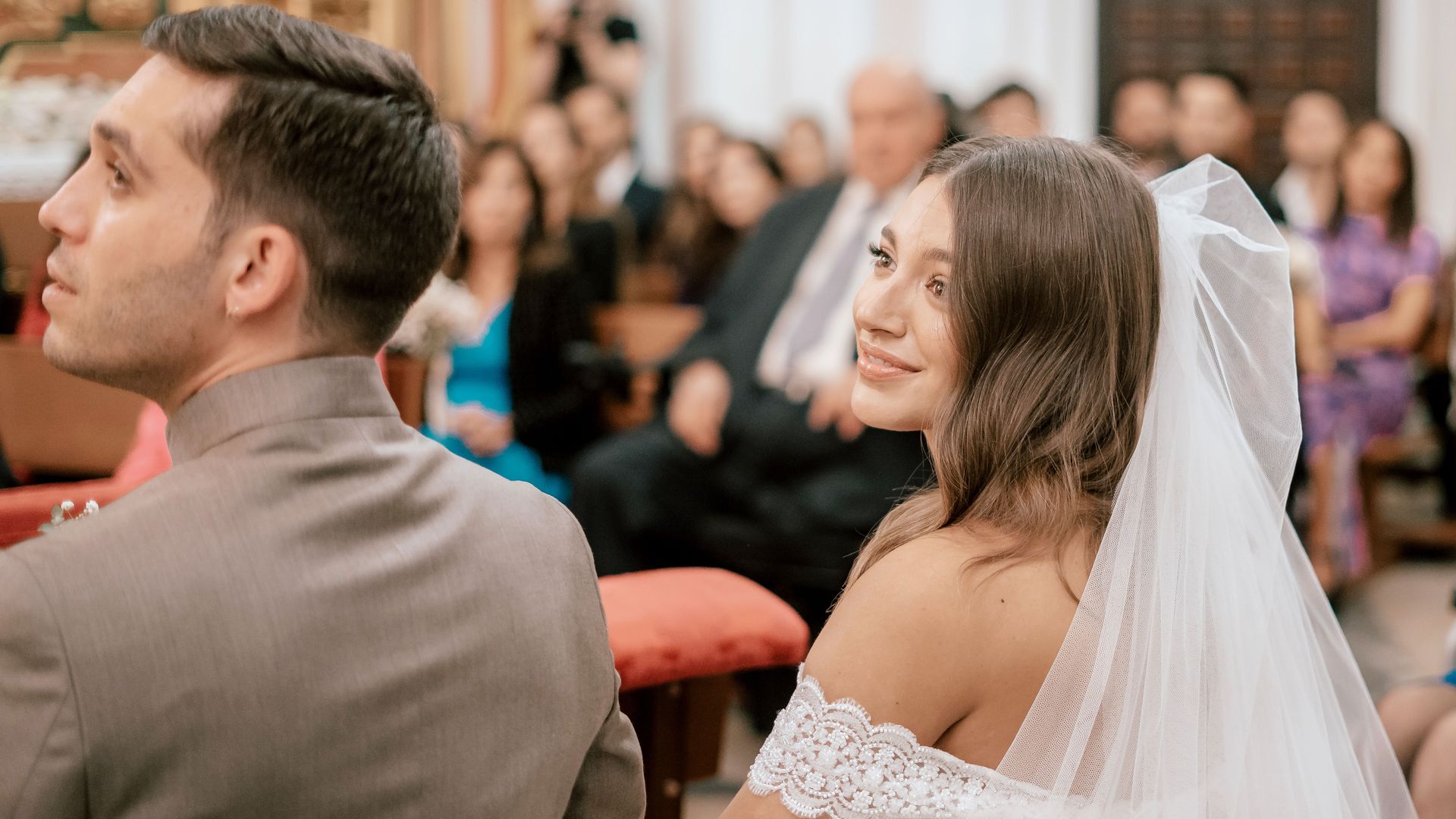 Ana Guerra y Víctor Elías en la boda