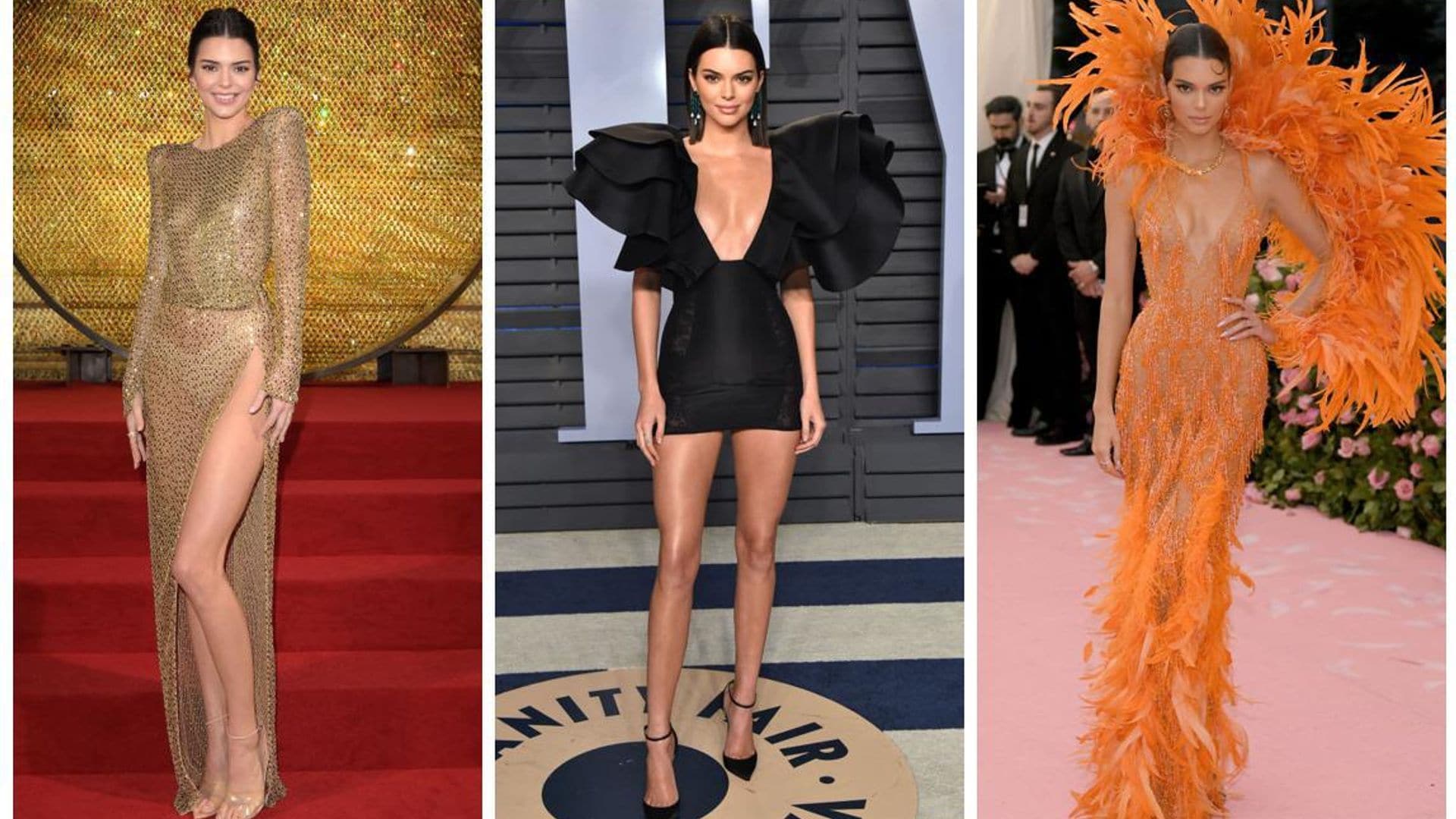 Kendall Jenner y sus mejores looks de alfombra roja