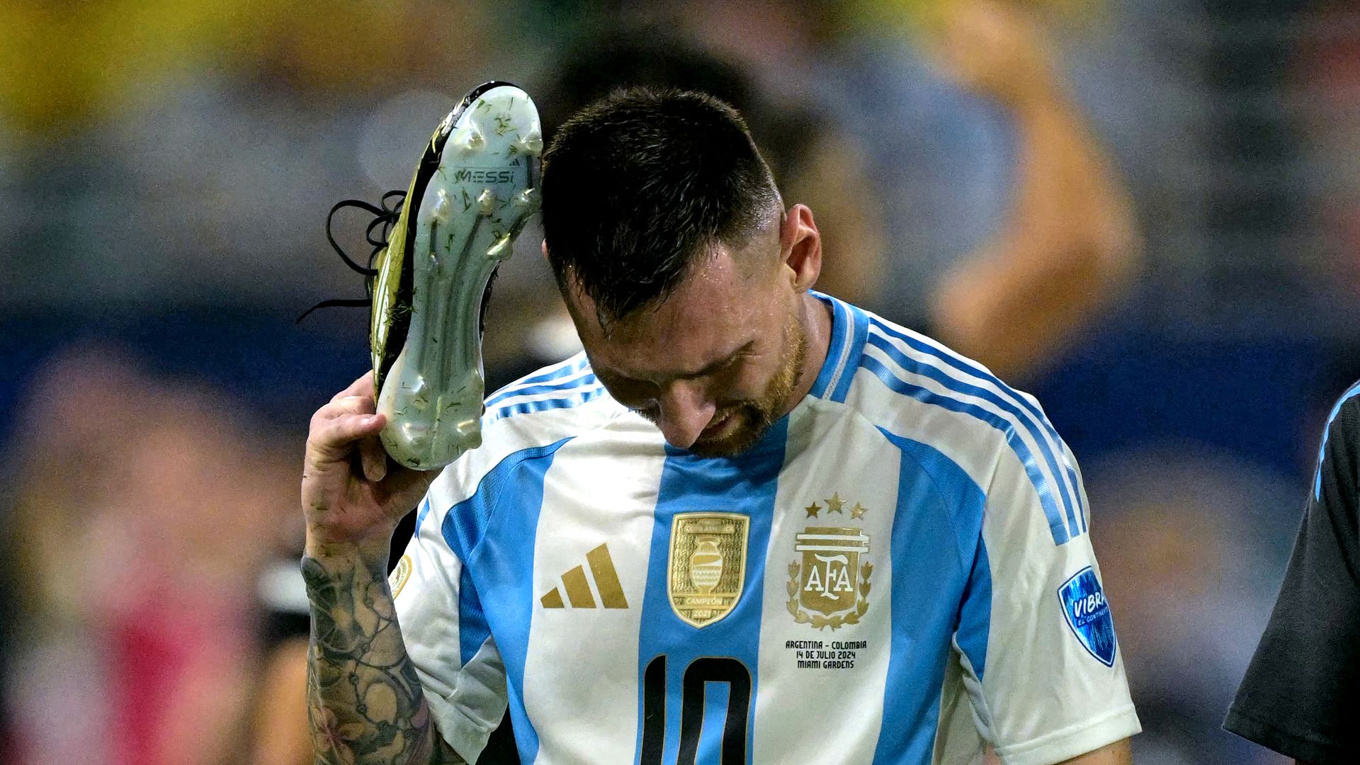 Las lágrimas de Messi en la Copa América conmueven al mundo