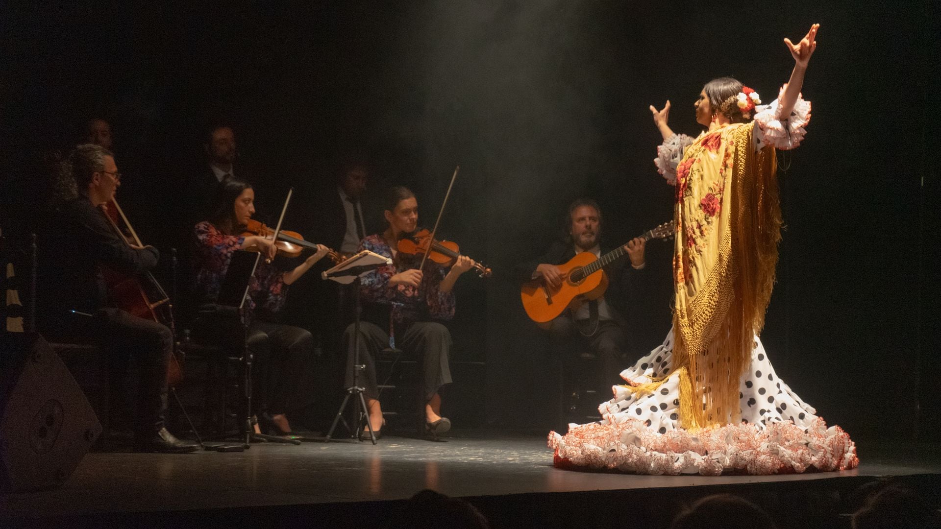 EMOCIÓN EN ESTADO PURO EN TEATRO FLAMENCO MADRID junto a una orquesta