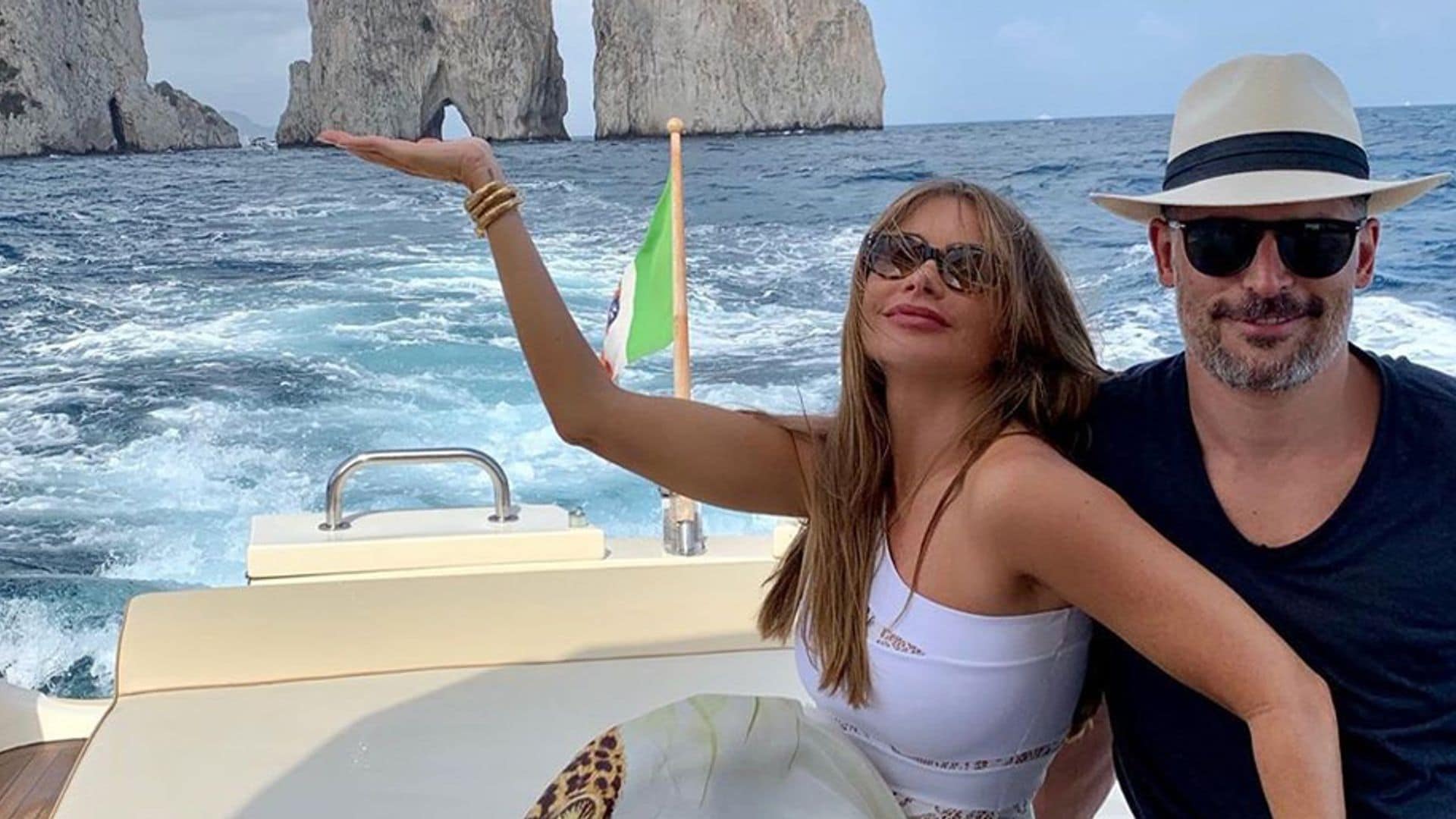 Sofía Vergara celebra su cumpleaños 47 de vacaciones por Capri junto a Joe Manganiello