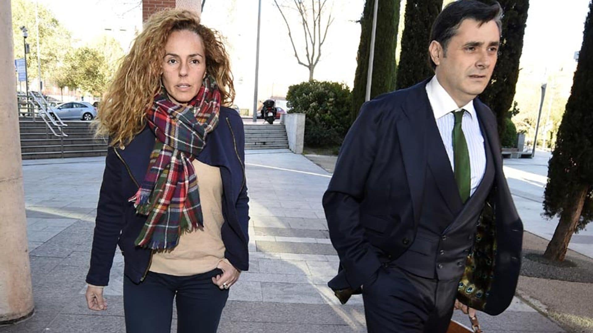 Rocío Carrasco acude a los juzgados para ratificar la demanda contra su exmarido, Antonio David Flores