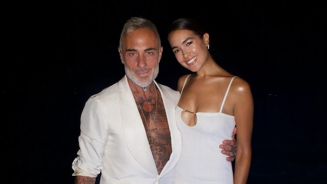 Gianluca Vacchi y Sharon Fonseca