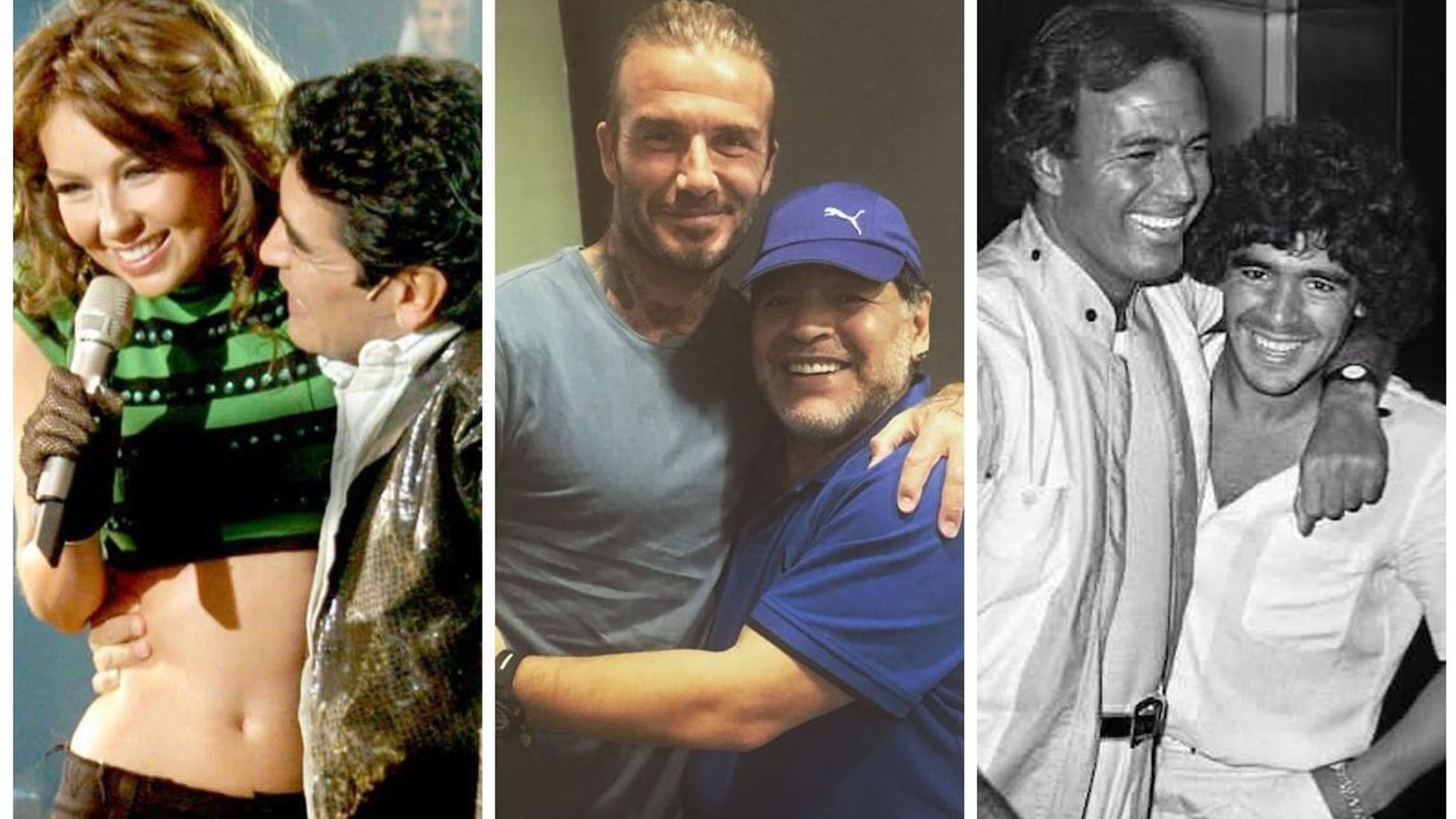 Thalía, Lili Estefan y David Beckham se suman a los famosos que despidieron a Maradona