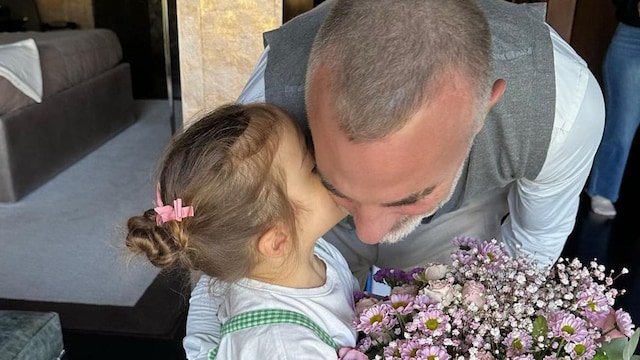 gianluca vacchi y su hija blu jerusalema