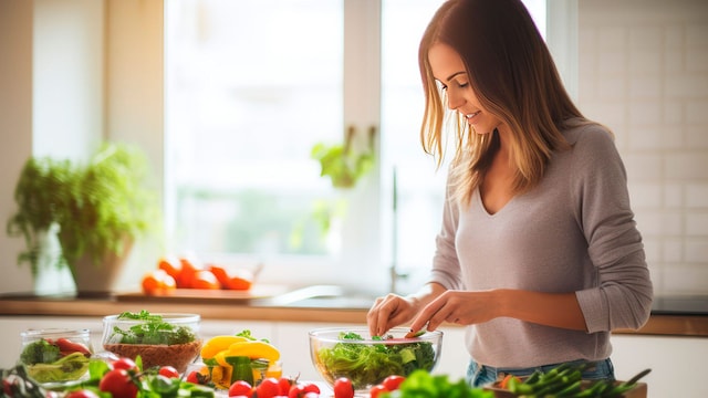 mujer cocinando