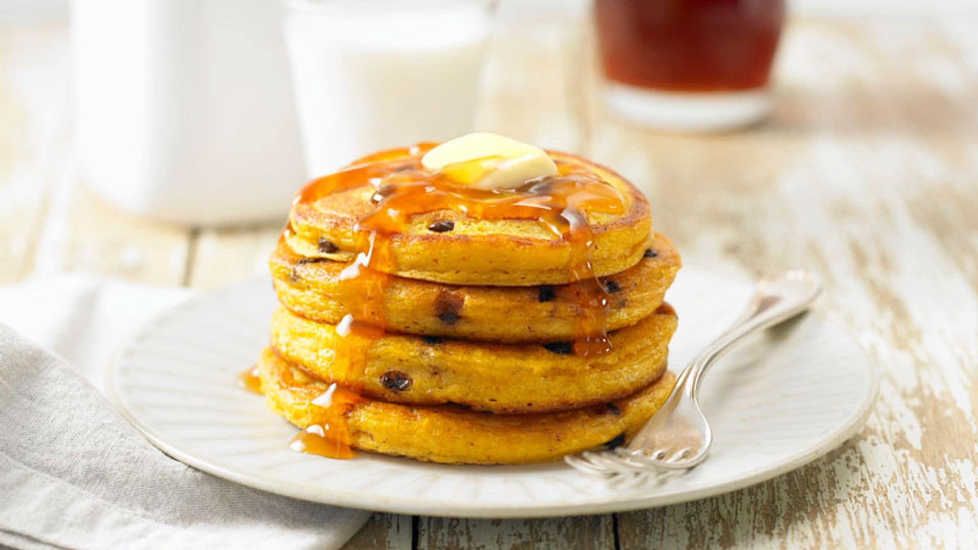 Tortitas con chips de chocolate