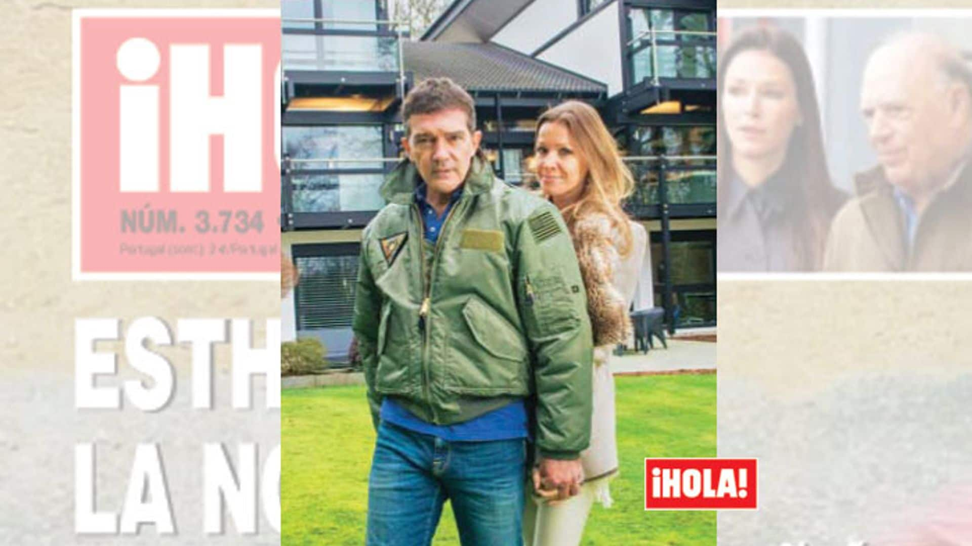 Exclusiva en ¡HOLA!: Antonio Banderas y Nicole Kimpel nos reciben en su fantástica casa del sur de Londres